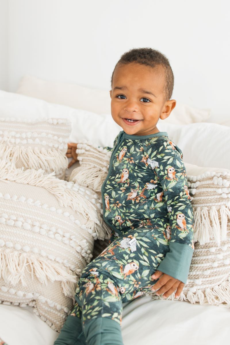 Night Owl Zip Romper - Soft & Cozy Baby Sleepsuit with Full-Length Zipper for Easy Diaper Changes - Perfect for Newborns, Infants & Toddlers - Ideal for Bedtime, Naptime & Late-Night Feedings