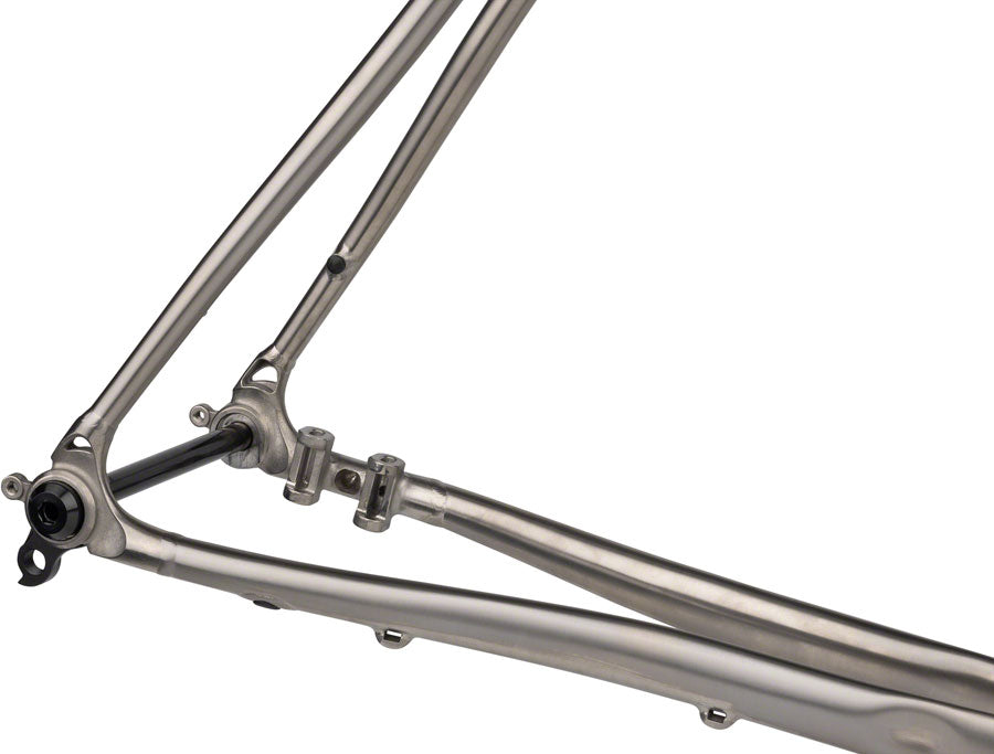 All City Cosmic Stallion Ti Frameset - 700c/650b Titanium Bike Frame with Laser Prism Finish, Size 58cm - Perfect for Gravel Riding, Road Biking & Adventure Cycling