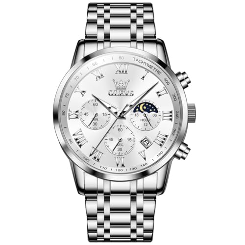 sliver band white face-5529G