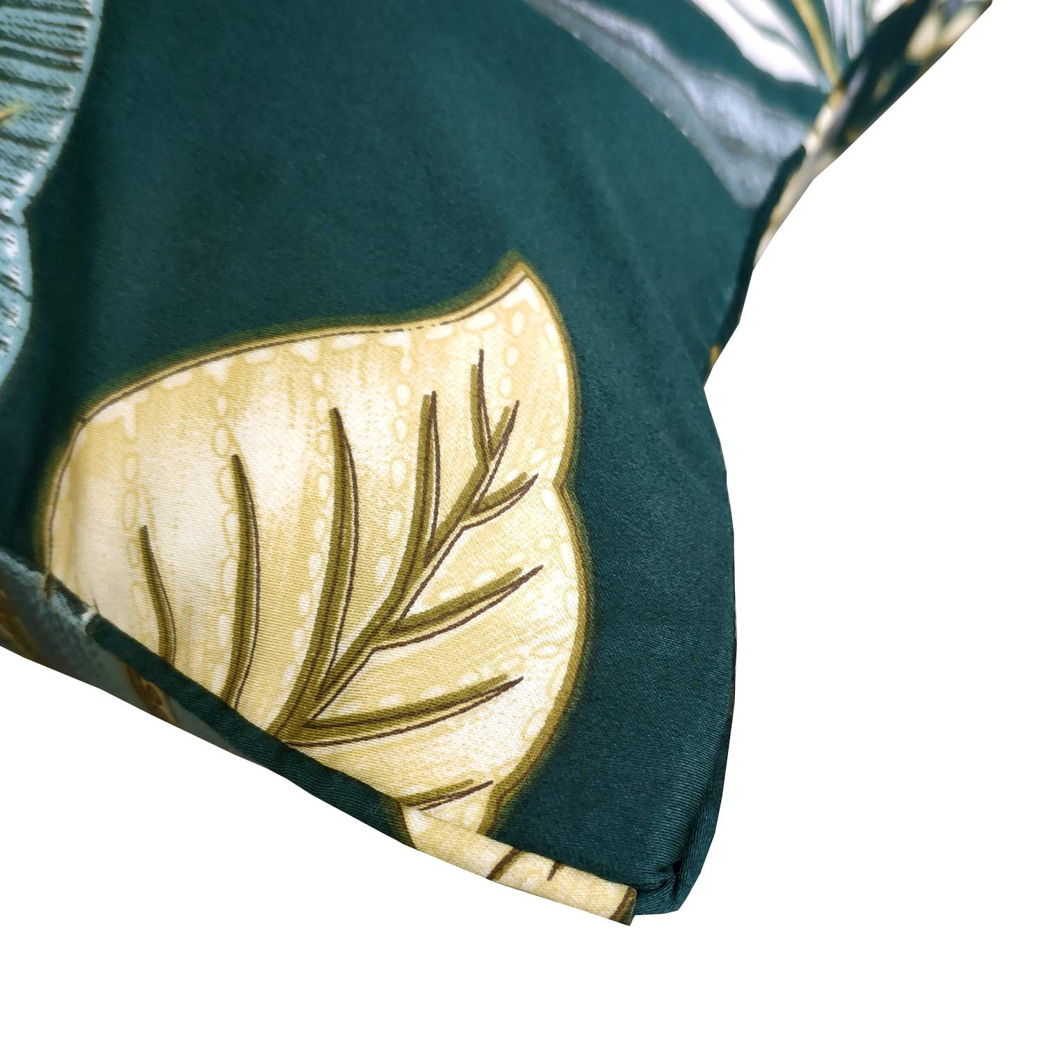 FADFAY 6-Piece Tropical Palm Leaf Printed Bed Sheet Set - Twin Size with 1 Flat Sheet, 1 Fitted Sheet & 4 Pillowcases | Exotic Botanical Bedding for Beach House, Vacation Rental or Tropical Bedroom Decor