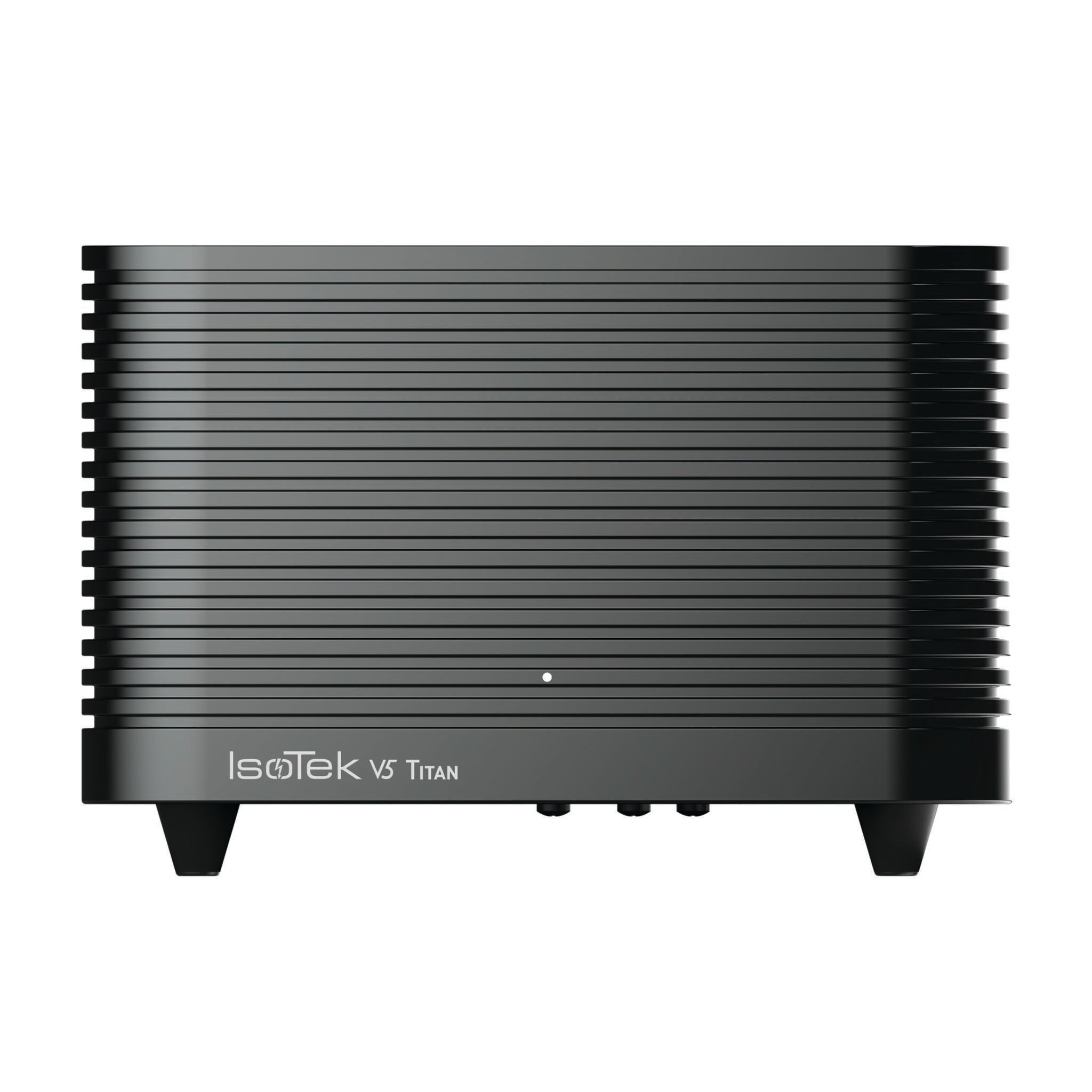IsoTek V5 Titan Power Conditioner with Premier C19 Power Cable - High-End Audio/Video Equipment Power Protection for Home Theater & Studio Use