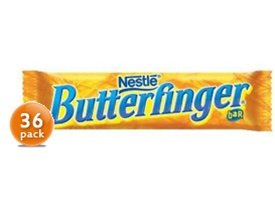 Butterfinger Candy Bars - Bulk Pack of 36 (1.9 oz Each) | Perfect for Halloween Treats, Party Favors & Office Snacks