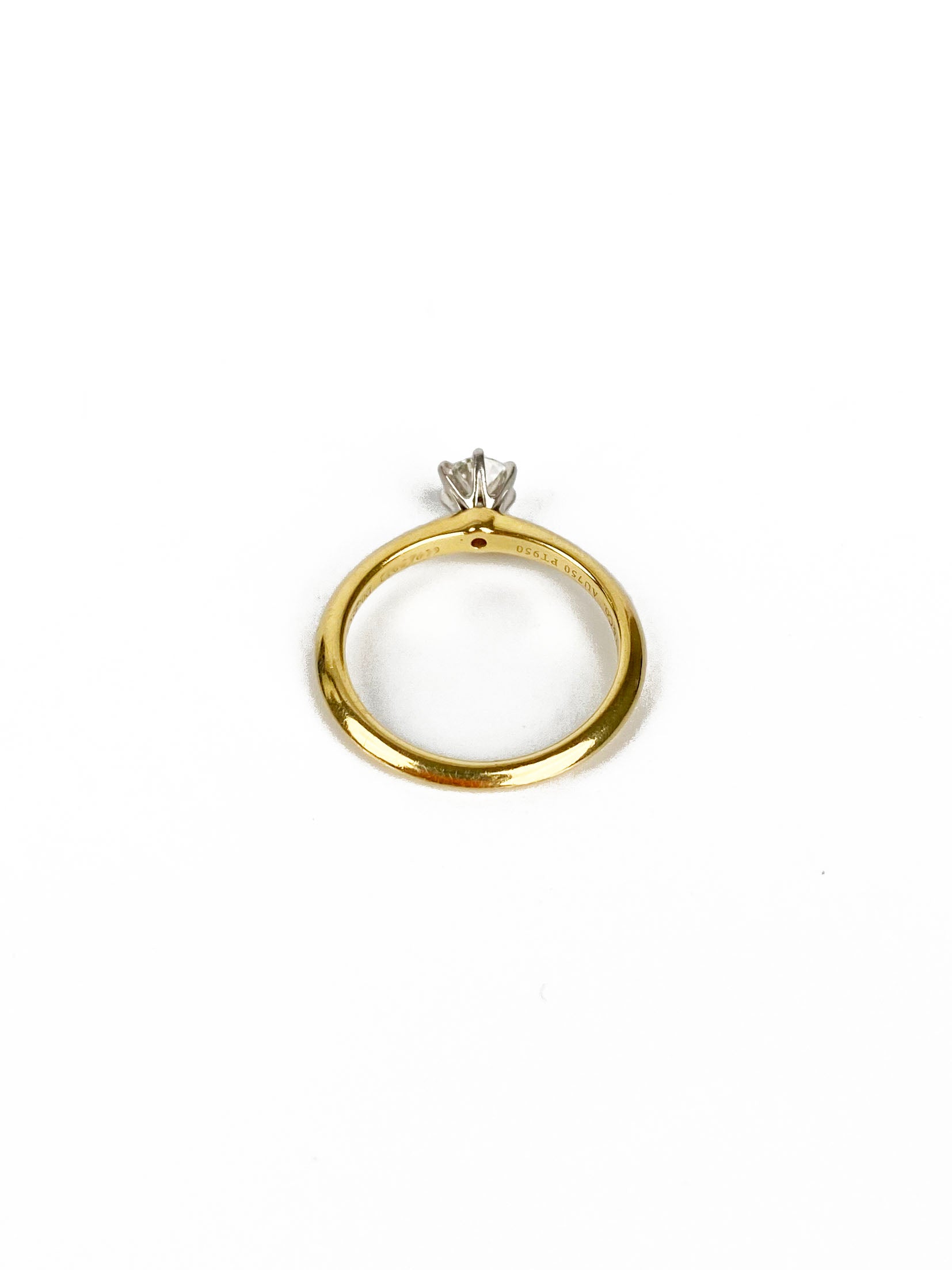 Tiffany & Co 0.35 Carat Diamond Gold Ring for Women - Elegant Engagement & Wedding Band Jewelry Gift