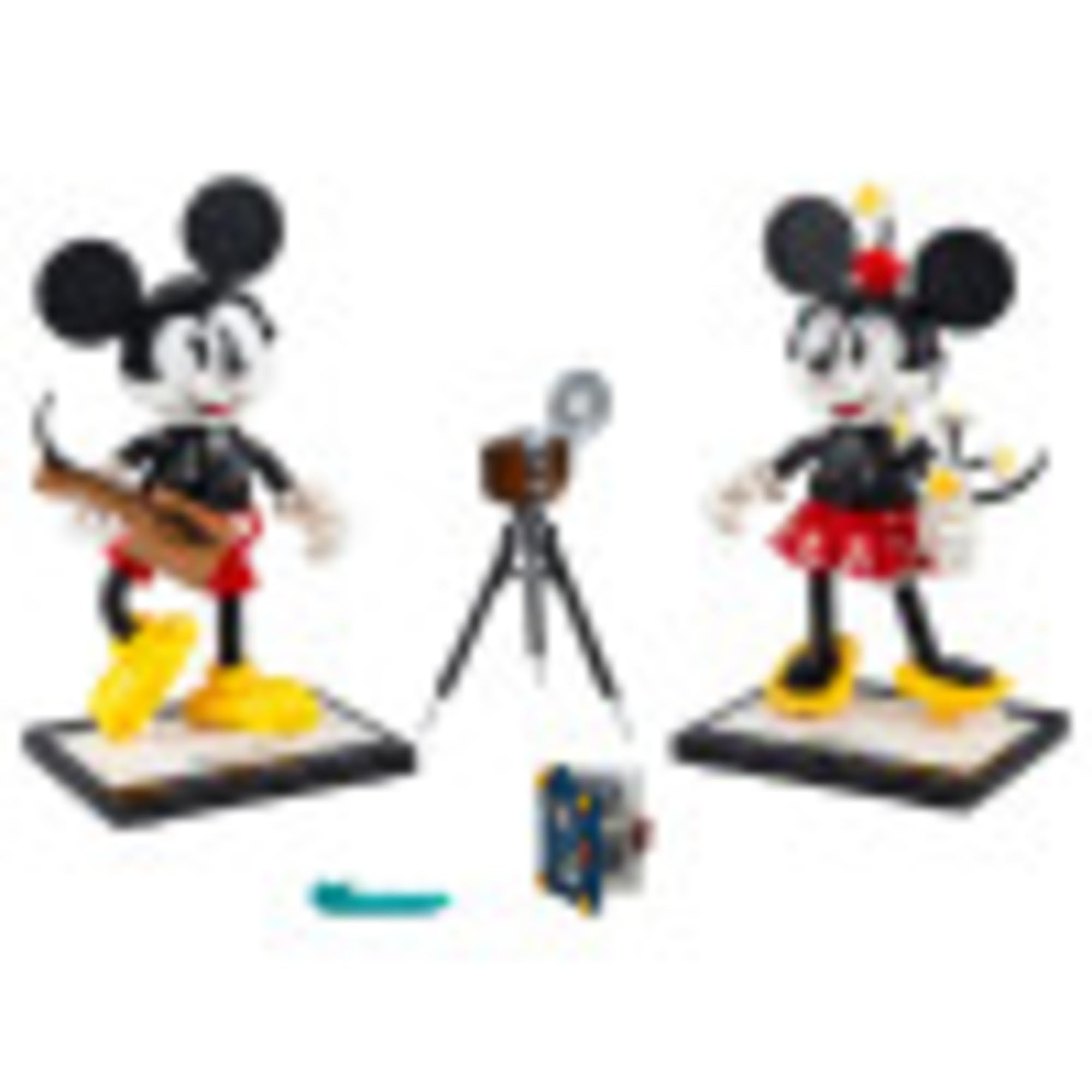 **LEGO Disney Mickey Mouse & Minnie Mouse Buildable Characters Set (43179) – Classic Collectible Adult Building Kit with 1,739 Pieces, Multicolor – Perfect for Disney Fans, Home Display & Gift Giving**