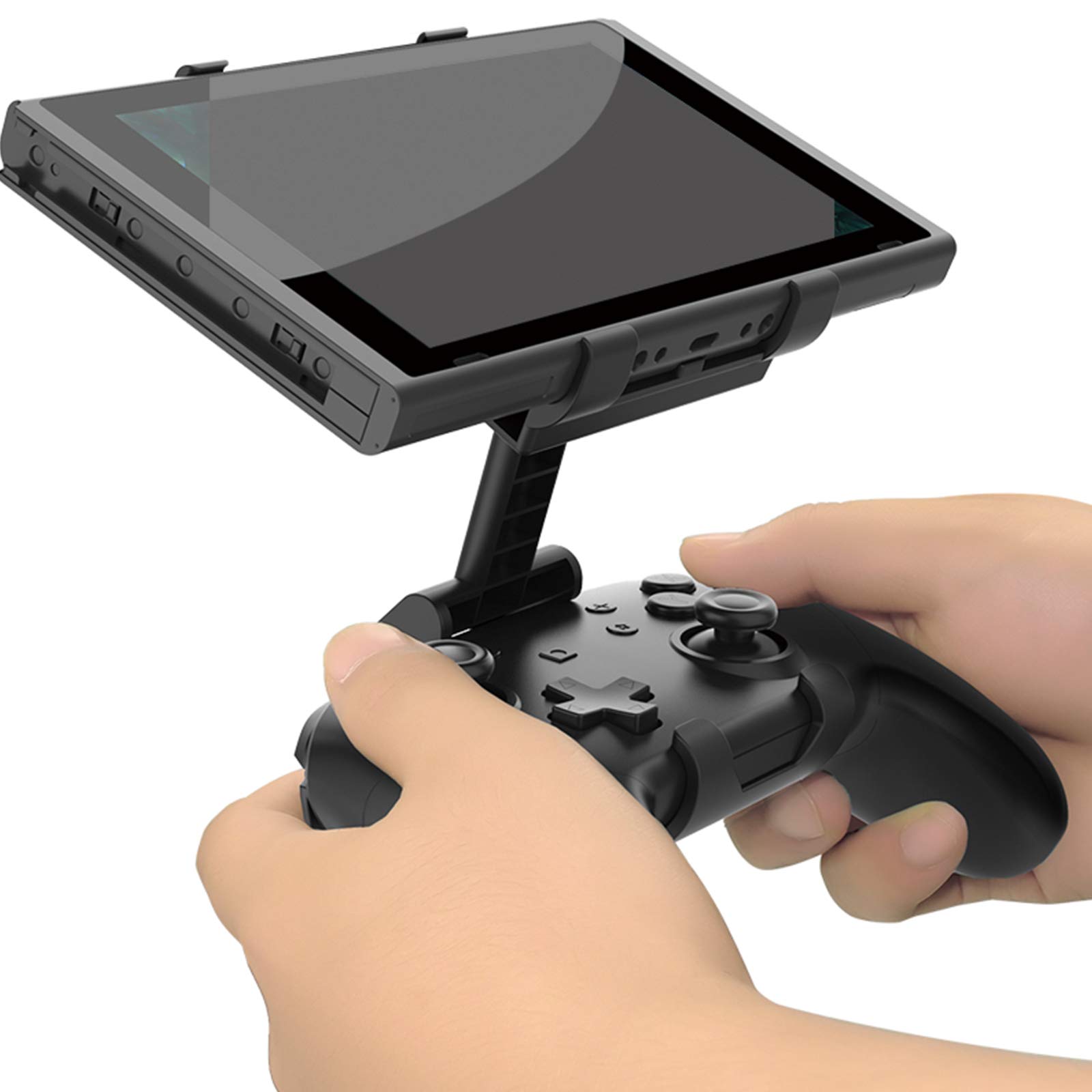Best Switch Controller Clip Mount Holder - Secure Clamp Bracket for Nintendo Switch Joy-Con & Pro Controllers - Perfect for Gaming on the Go, Travel & Hands-Free Play
