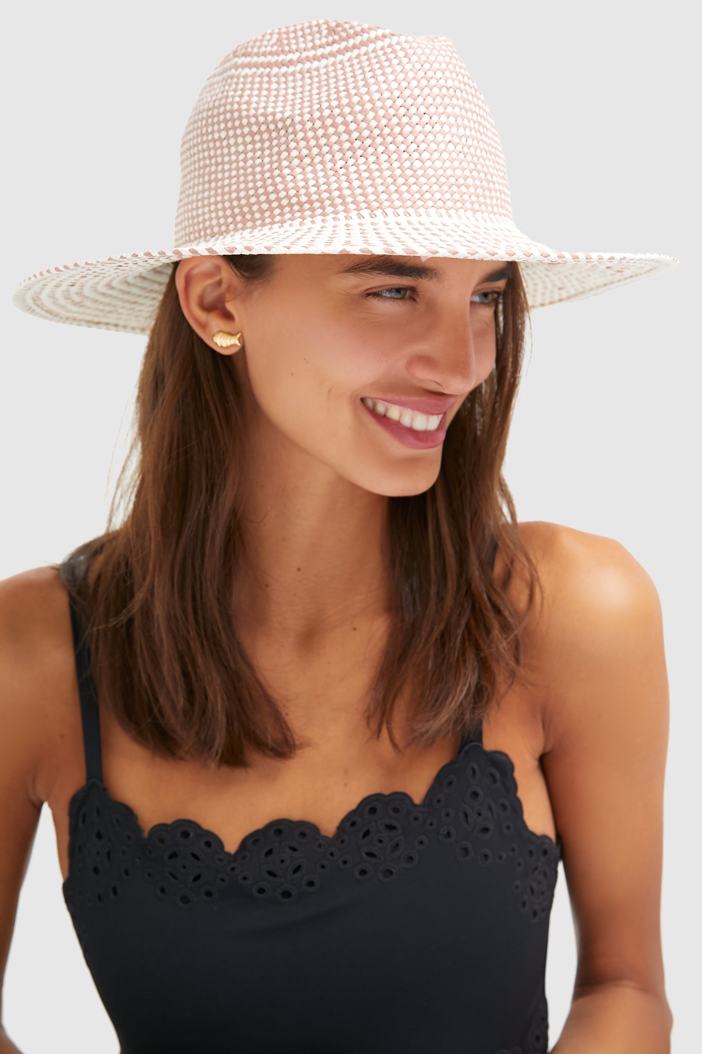 Blush Packable Sun Hat for Women - Foldable Travel Beach Hat with UPF 50+ Sun Protection - Perfect for Vacation, Hiking, and Outdoor Activities