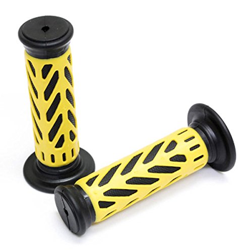 Durable ATV/PWC Web Style Handgrip Handlebar Grips - Compatible with Kawasaki Scrambler - Enhanced Comfort & Control for Off-Road Adventures & Watercraft Riding