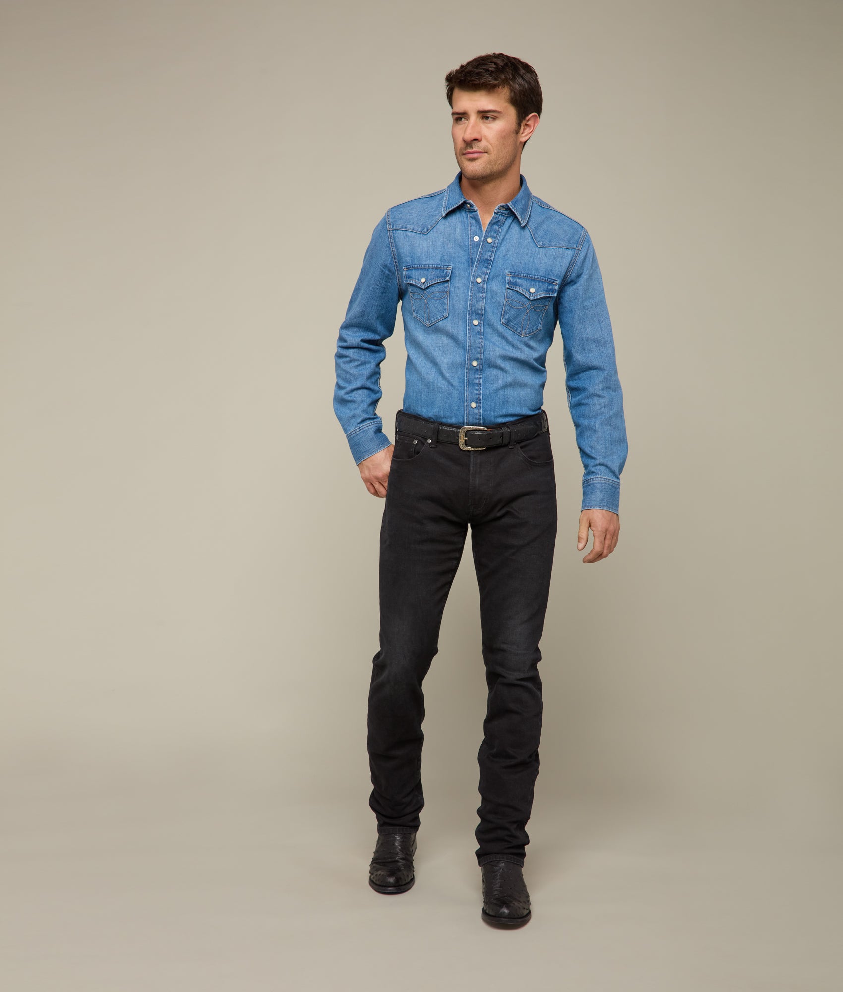 Jesse Men's Slim Straight Fit Jeans - Oil Resin Wash | Comfortable & Stylish for Casual Wear, Work & Night Out