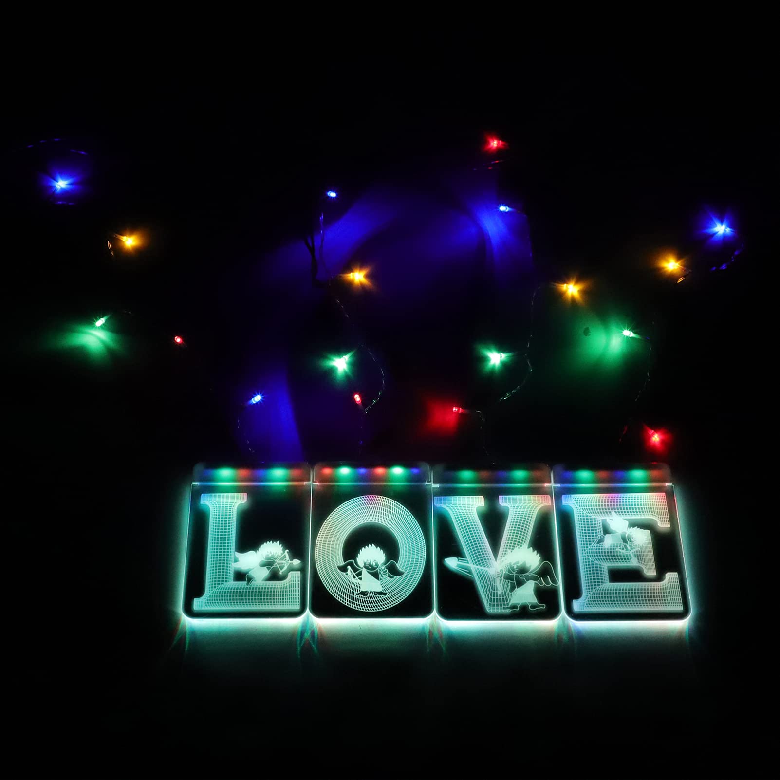 Uonlytech Outdoor LED String Lights - Plug in Copper Fairy Lights for Deck, Porch, Ceiling - Indoor/Outdoor Decorative Lighting for Patio, Bedroom, Garden & Christmas Tree - Romantic Night Light Bulbs for Parties, Weddings & Holiday Decor