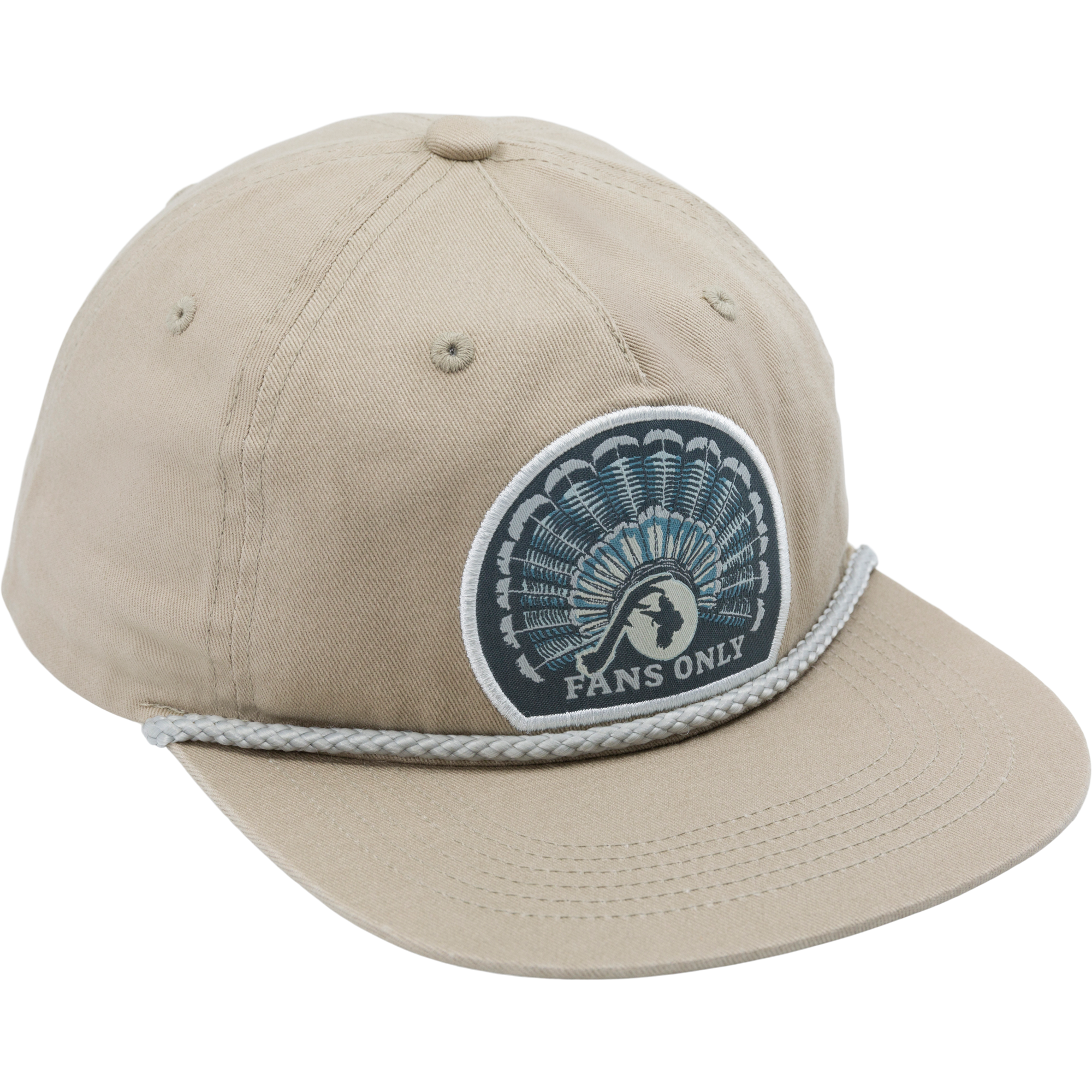 Fans Only Rope Cap - Adjustable Baseball Hat for Men & Women - Breathable Cotton Snapback for Sports, Outdoor Activities & Casual Wear
