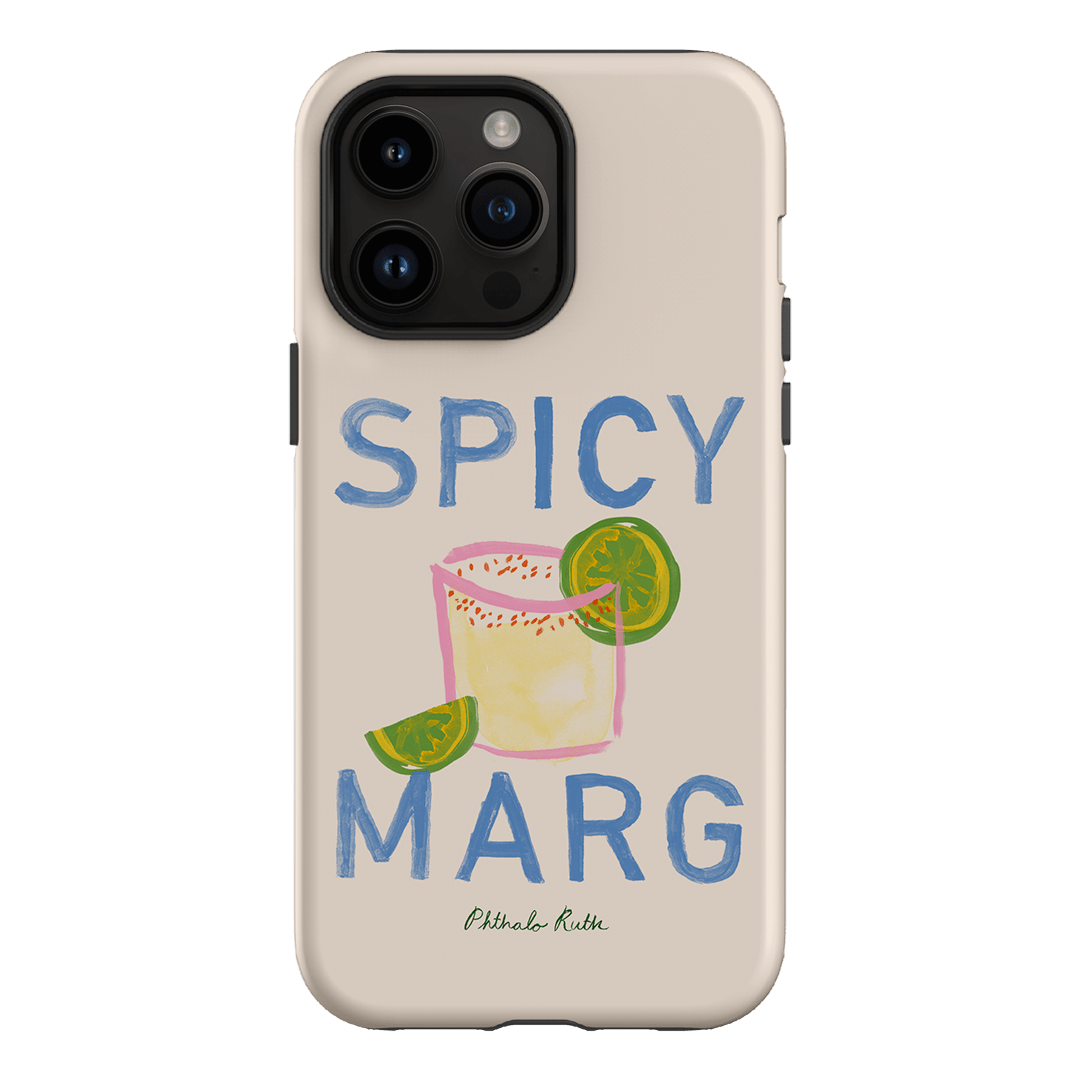 Spicy Margarita Pattern iPhone Case - Trendy & Durable Phone Cover for iPhone 13/14/15 Pro Max - Perfect for Summer Parties, Beach Trips & Everyday Use