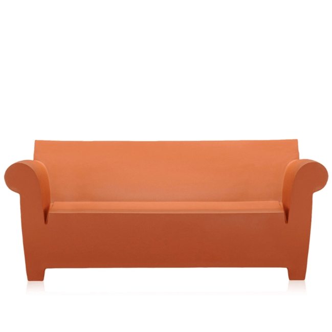 Bubble Club Outdoor Sofa in Ochre - Waterproof Patio Furniture for Garden, Poolside & Backyard Relaxation