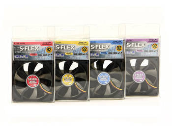 Scythe S-FLEX 92mm Ultra Quiet Case Fan - High Performance Cooling for PC, Gaming Rig & Home Office Desktop - Perfect for Overclocking & Silent Operation