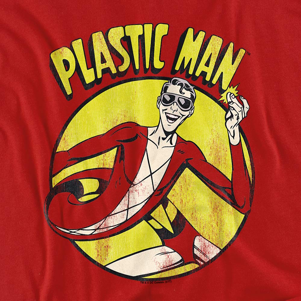 DC Comics Plastic Man Graphic T-Shirt for Men & Women - Superhero Costume & Casual Wear
