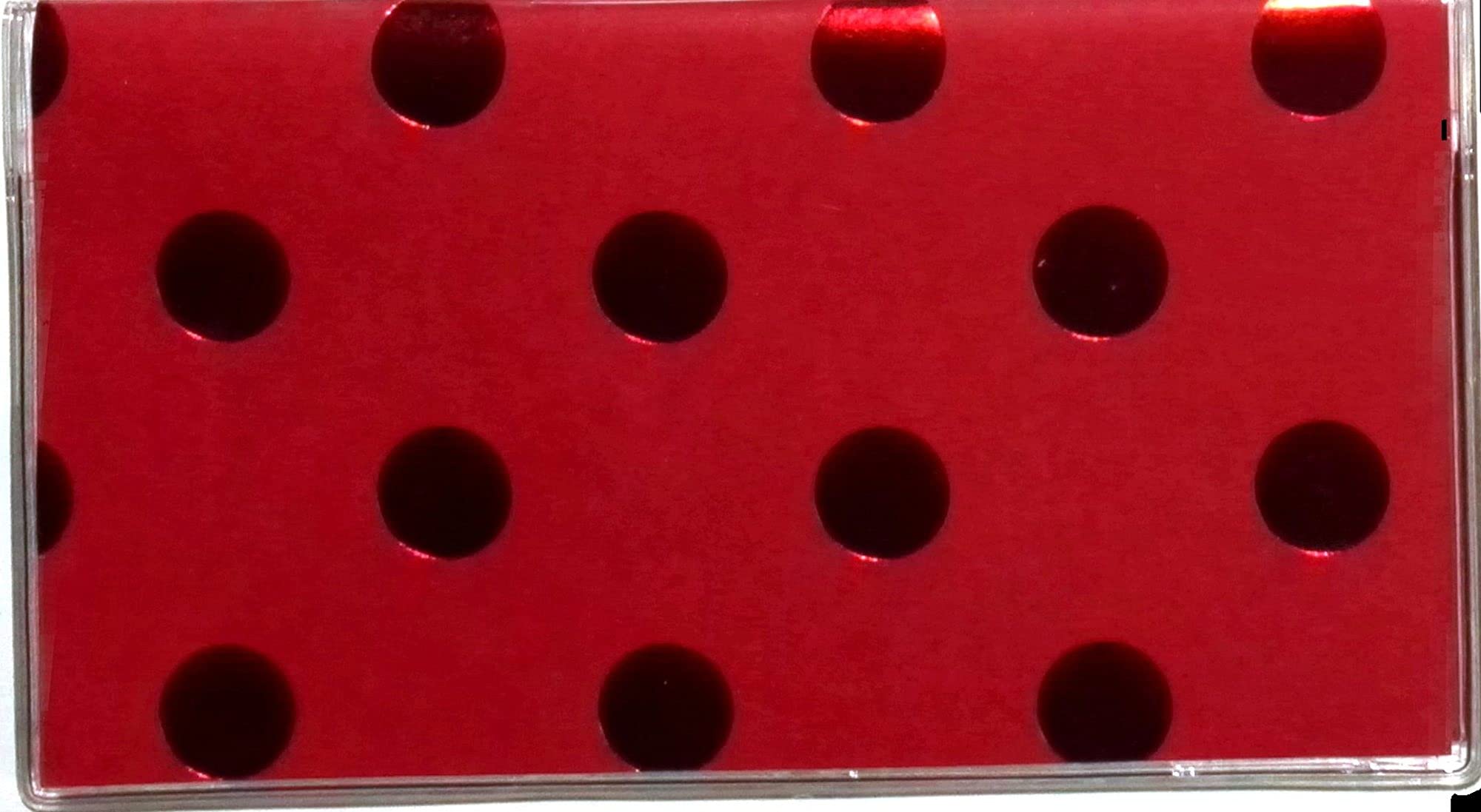 2023-2025 3 Year Pocket Planner with Notepad - Red Polka Dot Design | Compact Monthly & Weekly Calendar for Scheduling, Goal Tracking & Organization | Perfect for Students, Professionals & Personal Use