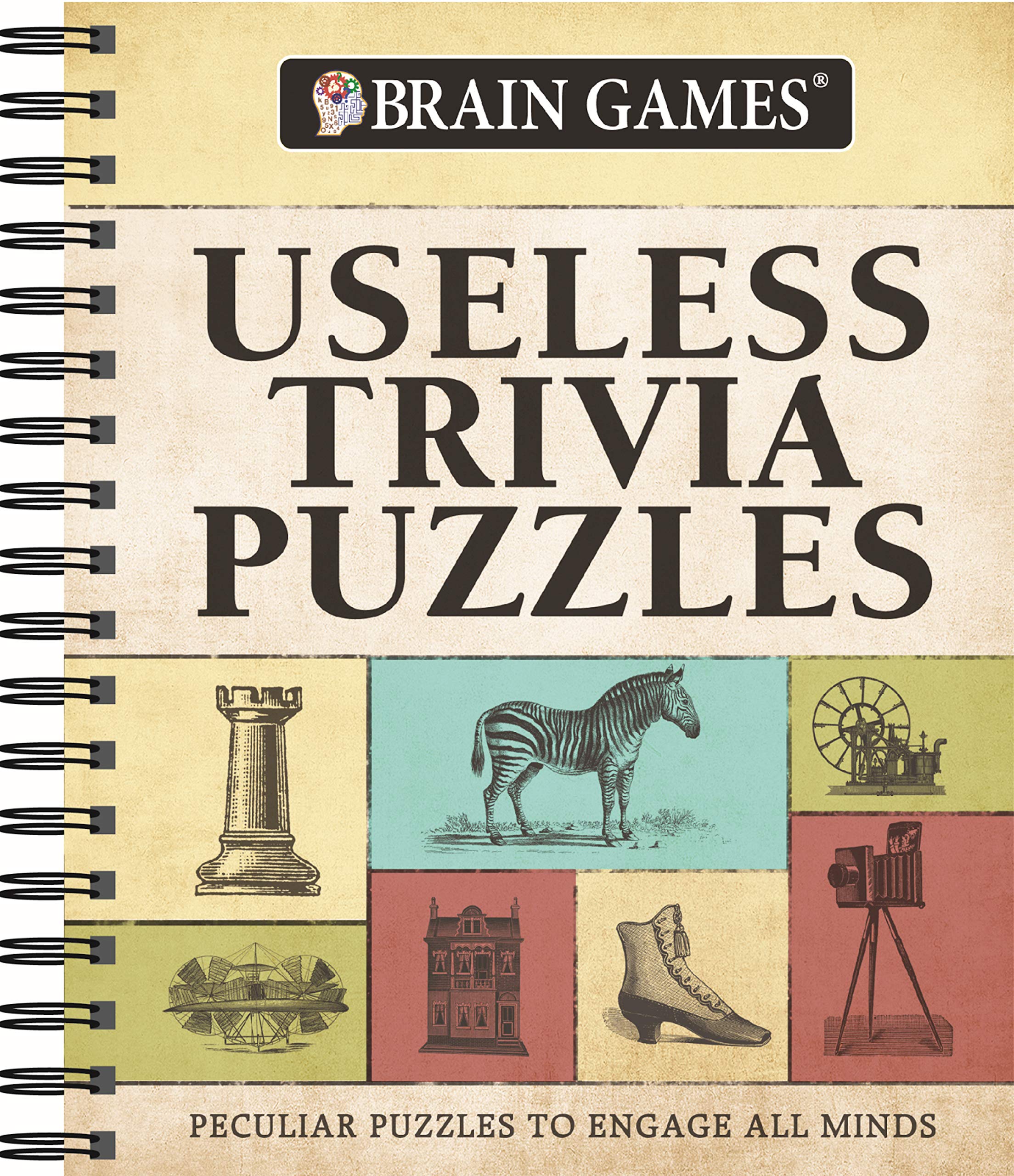 Brain Games Trivia - Fun & Challenging Useless Trivia Questions for Parties, Family Game Nights & Brain Training