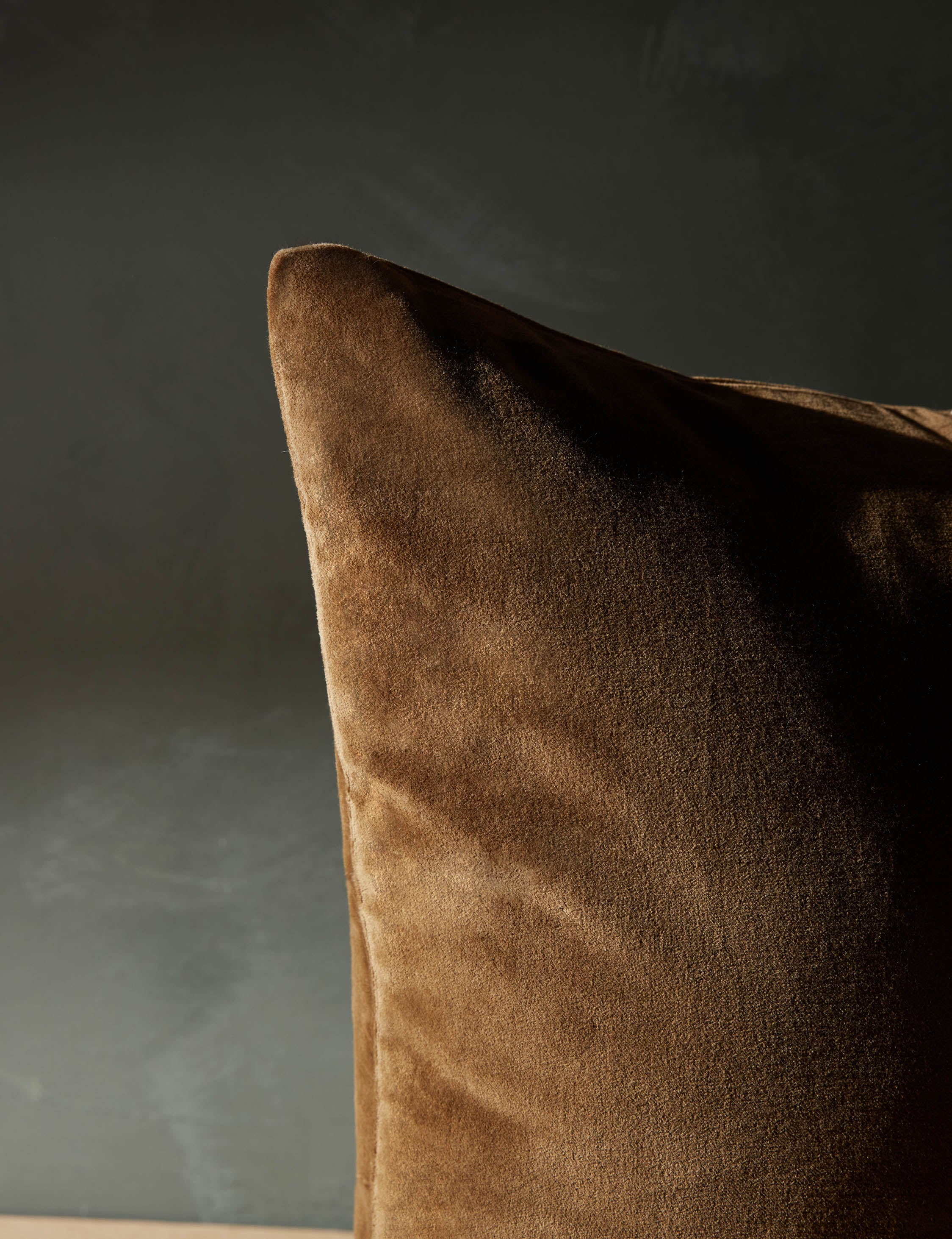 Luxury Velvet Pillow for Sofa & Bed - Soft Caddie Pillow for Home Decor, Living Room, Bedroom - Perfect for Relaxing, Reading & Enhancing Comfort
