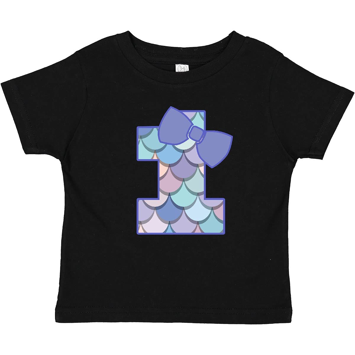 Inktastic 1st Birthday Mermaid T-Shirt for 1 Year Old Baby Girls & Boys - Perfect for Birthday Parties, Photo Shoots & Special Occasions