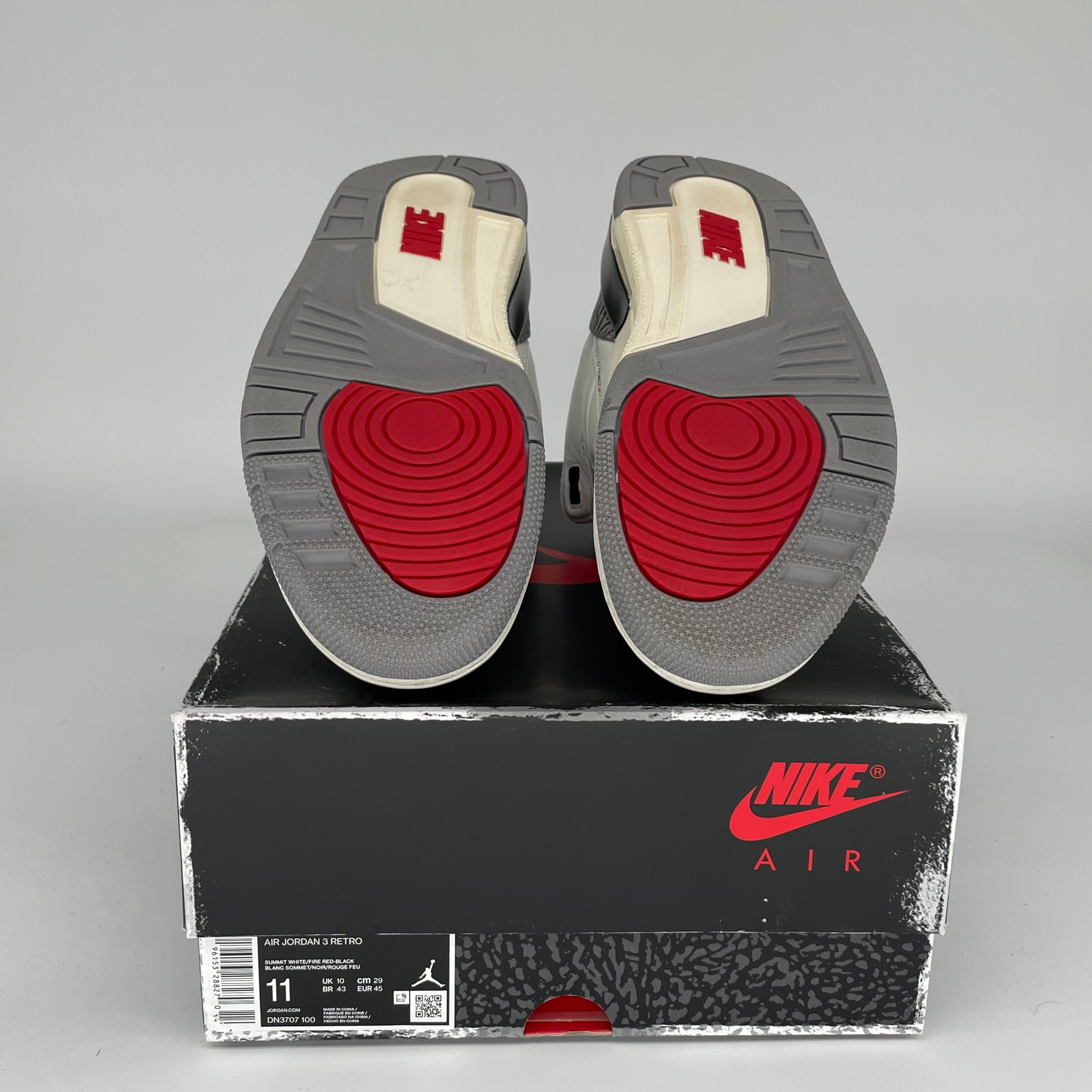 AIR JORDAN 3 White Cement Reimagined Basketball Shoes - Men's Size 11 (DN3707-100) - Retro Style Sneakers for Casual Wear & Street Fashion