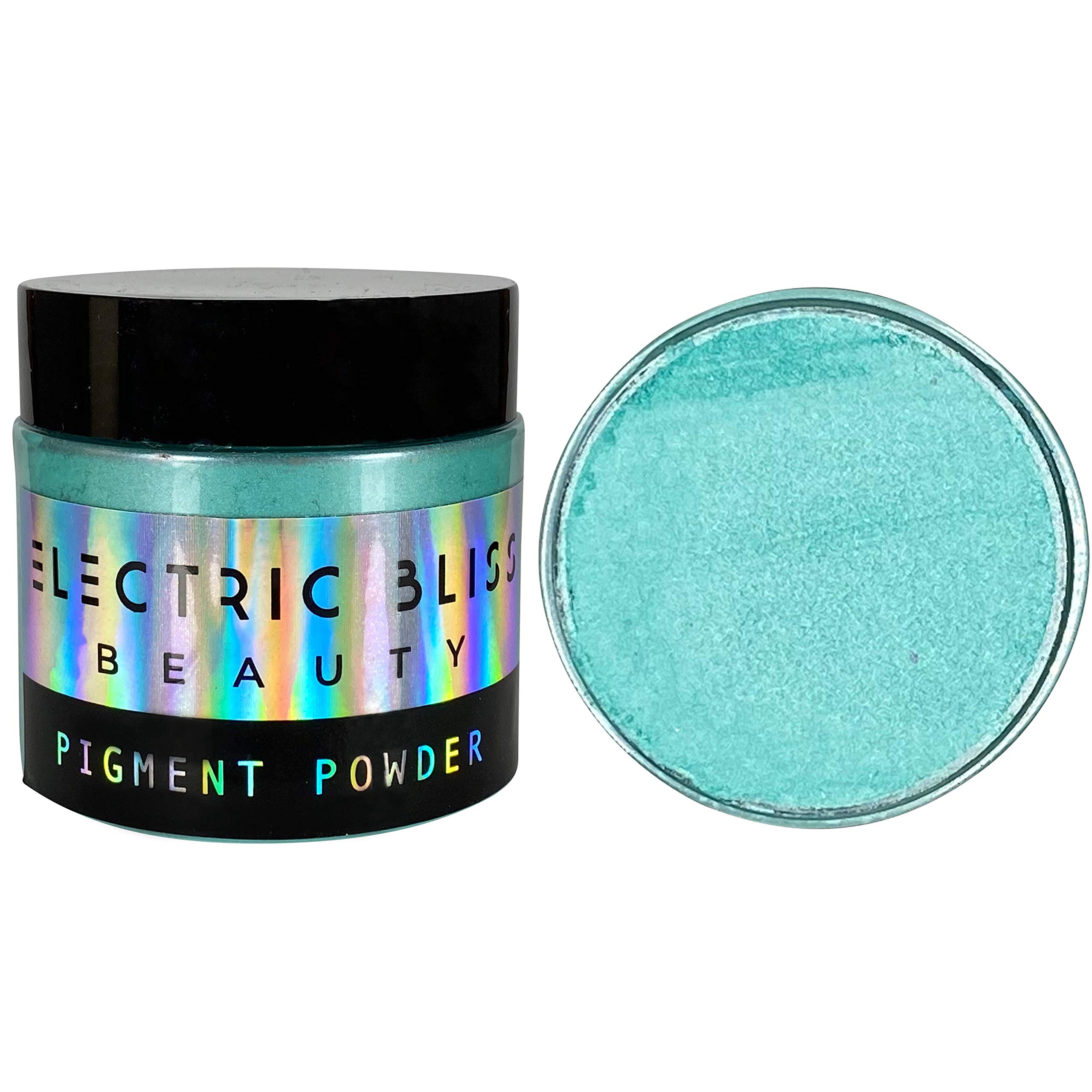 1 oz Mica Powder - 25 Cosmetic Grade Colors for DIY Crafts & Beauty (Turquoise)