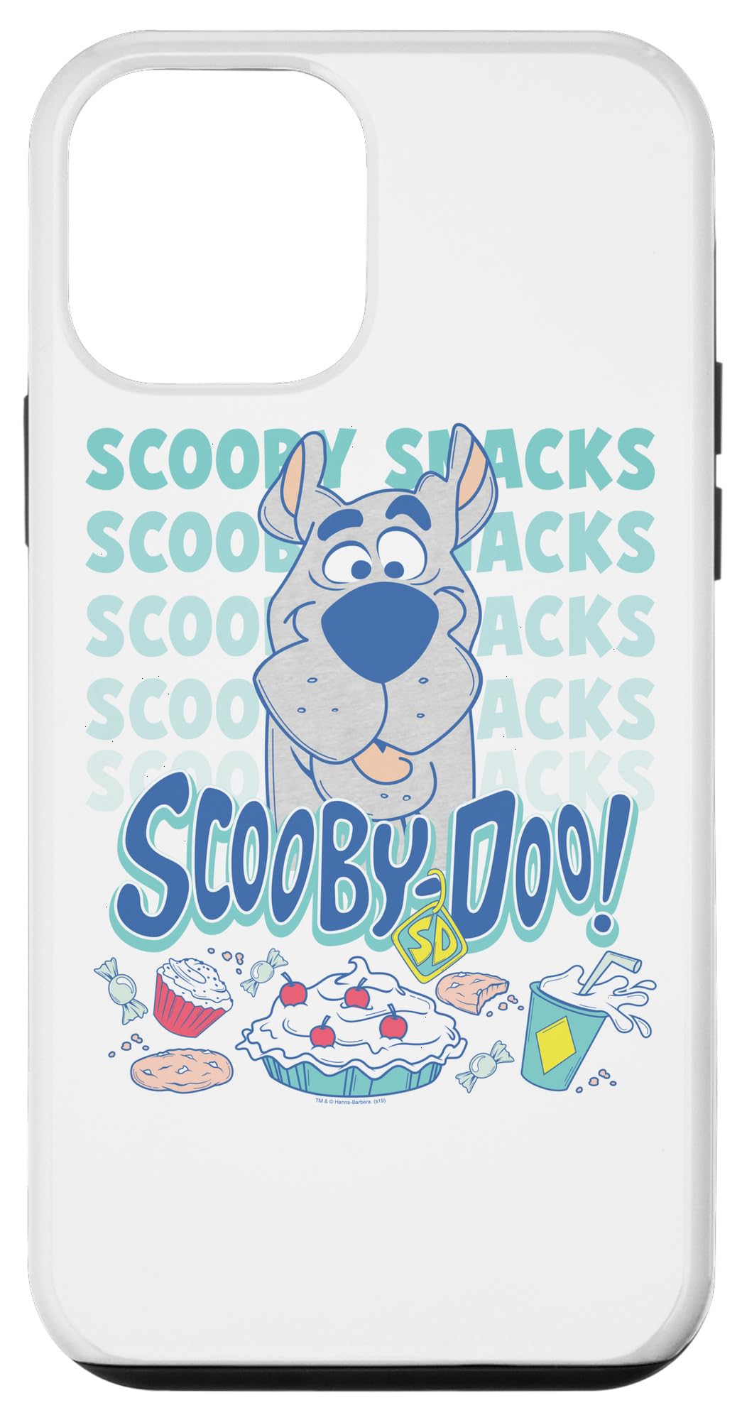 Scooby-Doo Snacks iPhone 12 Mini Case - Cute Cartoon Phone Cover for Protection - Perfect for Kids, Teens & Anime Fans - Great for School, Work & Everyday Use