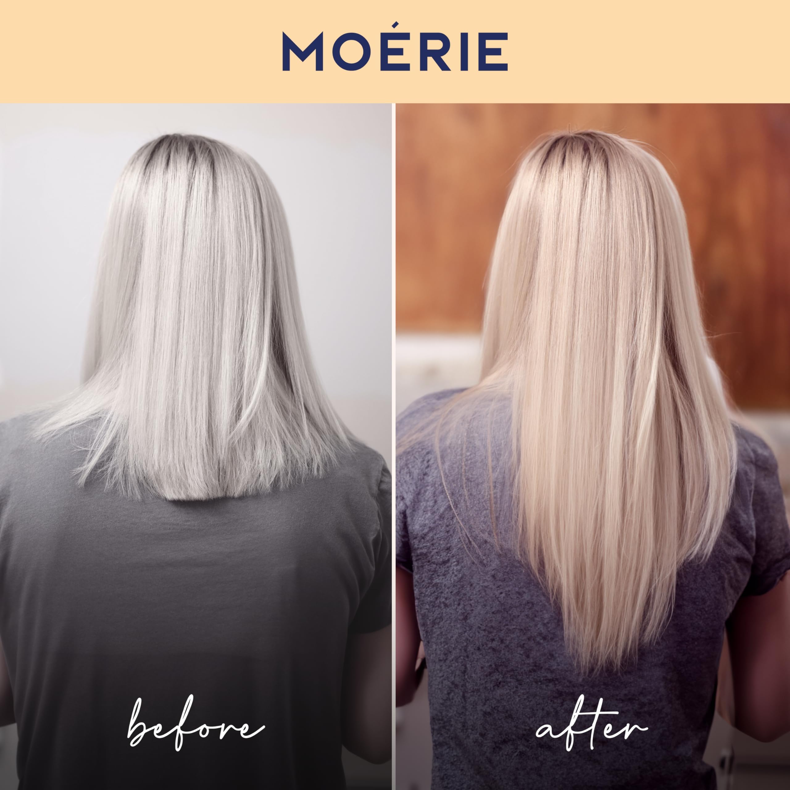 Moerie Hair Growth Shampoo, Conditioner, Hair Mask & Spray 4-Piece Set - Sulfate, Paraben & Silicone Free - Volumizing Treatment for Longer, Thicker, Fuller Hair - Daily Hair Care Routine for Women & Men
