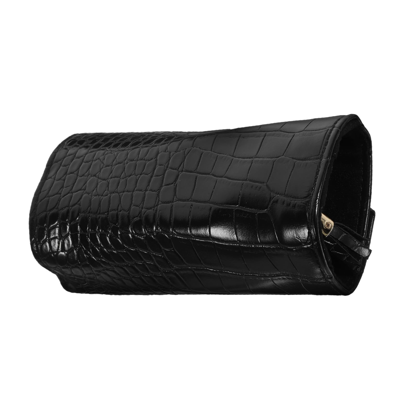 Ciieeo Travel Jewelry Organizer Roll - PU Leather Jewelry Case for Necklaces, Rings & Earrings - Compact & Scratch-Resistant Storage Pouch for Women - Perfect for Vacation, Business Trips & Daily Use