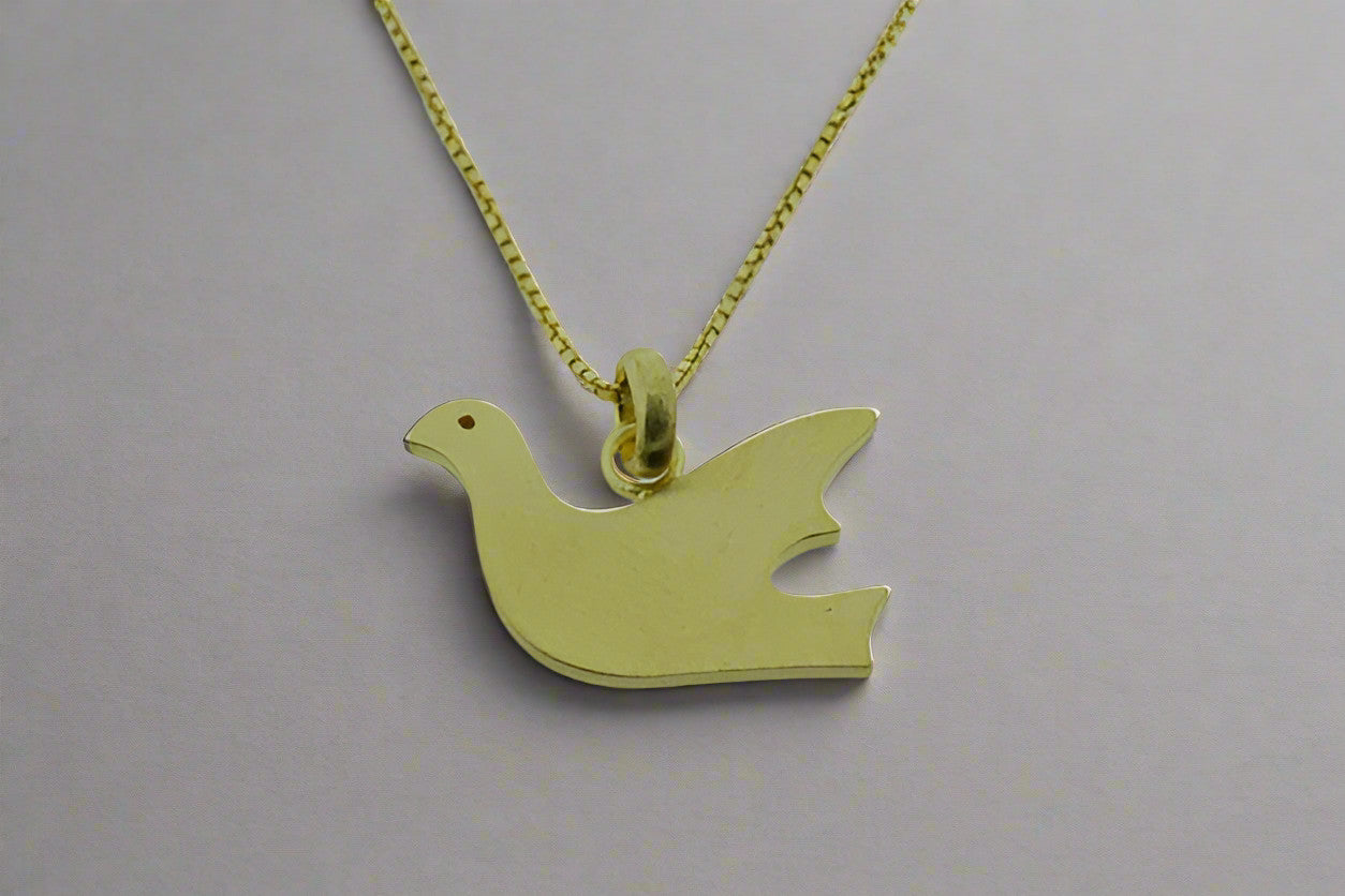Little Dove Necklace - Gold Plated Pendant for Women - Elegant Jewelry Gift for Birthday, Anniversary & Valentine's Day - Perfect for Everyday Wear & Special Occasions