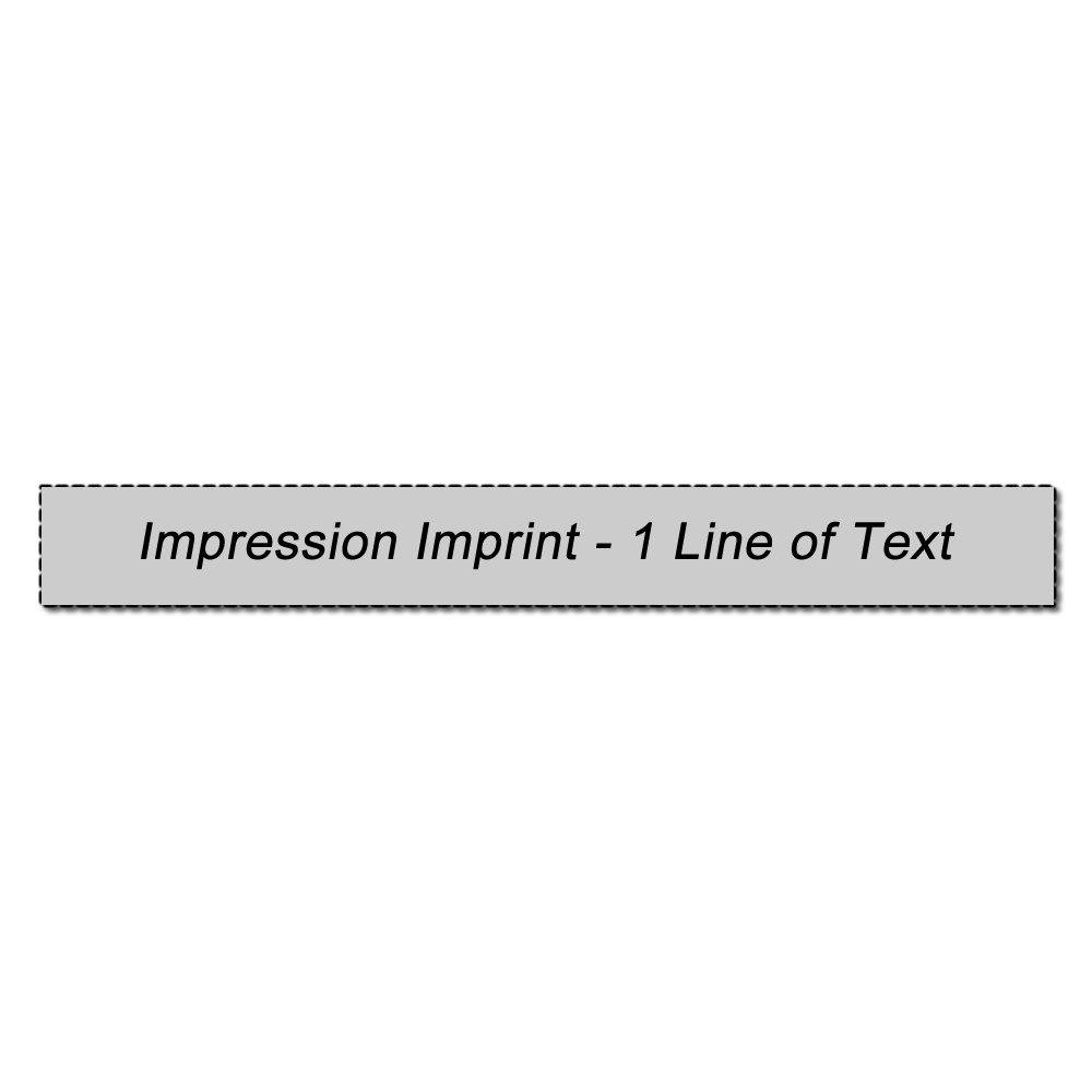 Custom 1 Line Rubber Stamp - Personalized Text Stamp for Documents, Letters & Crafting | DIY Name & Address Stamp for Office, Home & Scrapbooking