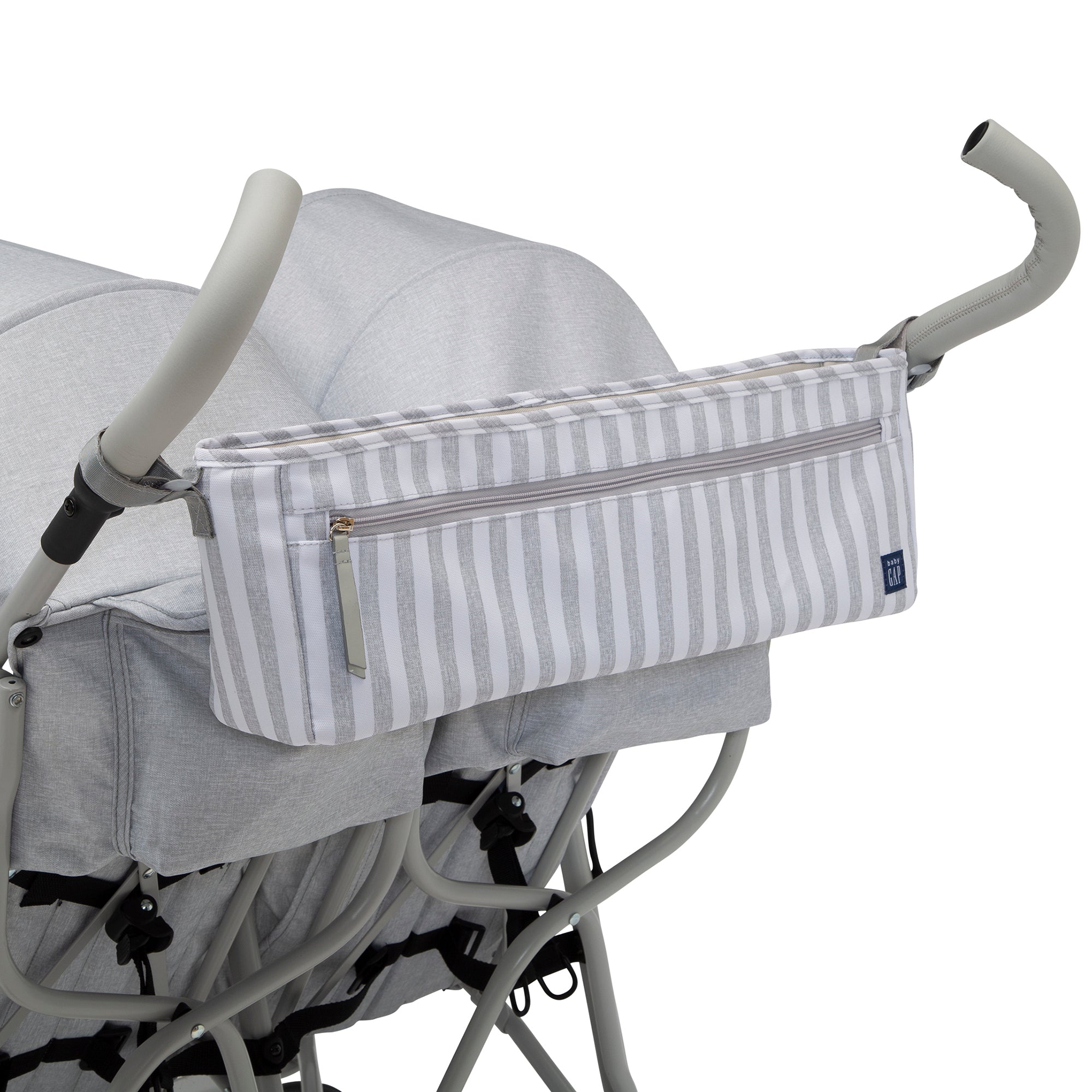 BabyGap Classic Side by Side Double Stroller - Lightweight Compact Twin Stroller for Toddlers & Infants - Perfect for Shopping, Travel & Outdoor Walks