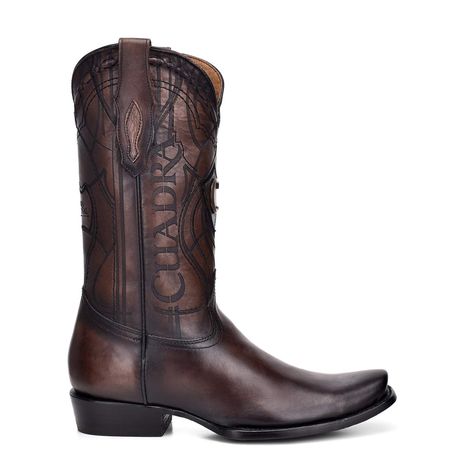 Genuine Leather Cuadra Men's Western Boots - Brown Cowboy Boots for Men | Perfect for Rodeo, Country Dancing & Western Fashion