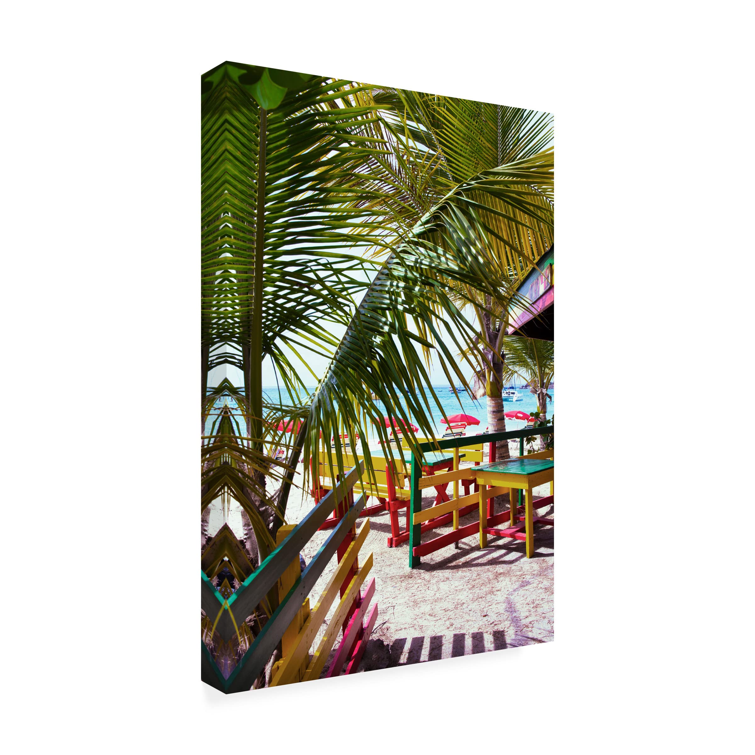 Trademark Fine Art 'Happy Day' Canvas Wall Art Print by Jack Reed - Modern Home Decor for Living Room, Bedroom & Office