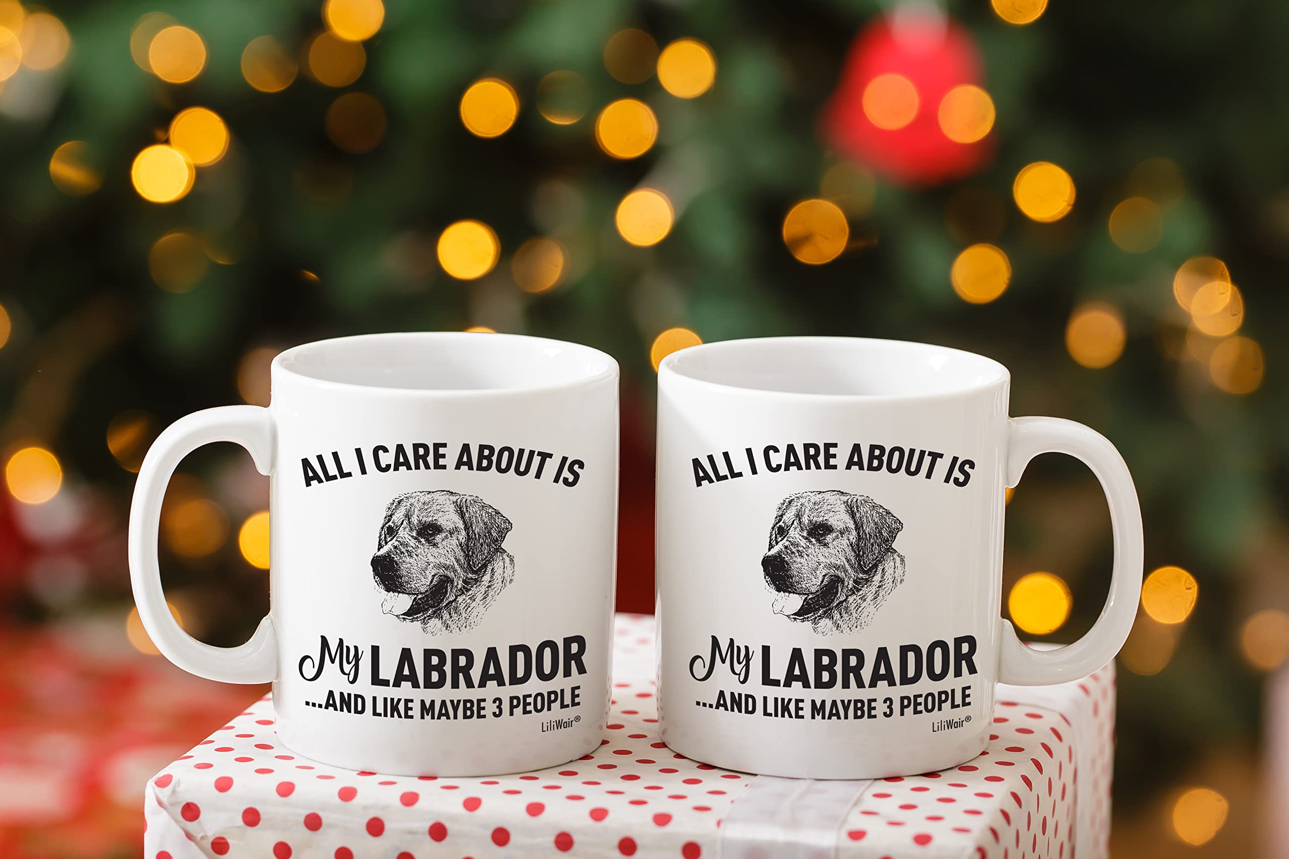 Funny Labrador Dog Lover Coffee Mug - Gift for Dog Moms, Dads & Pet Owners - Christmas, Birthday & Everyday Use - Perfect for Home, Office & Dog-Themed Decor