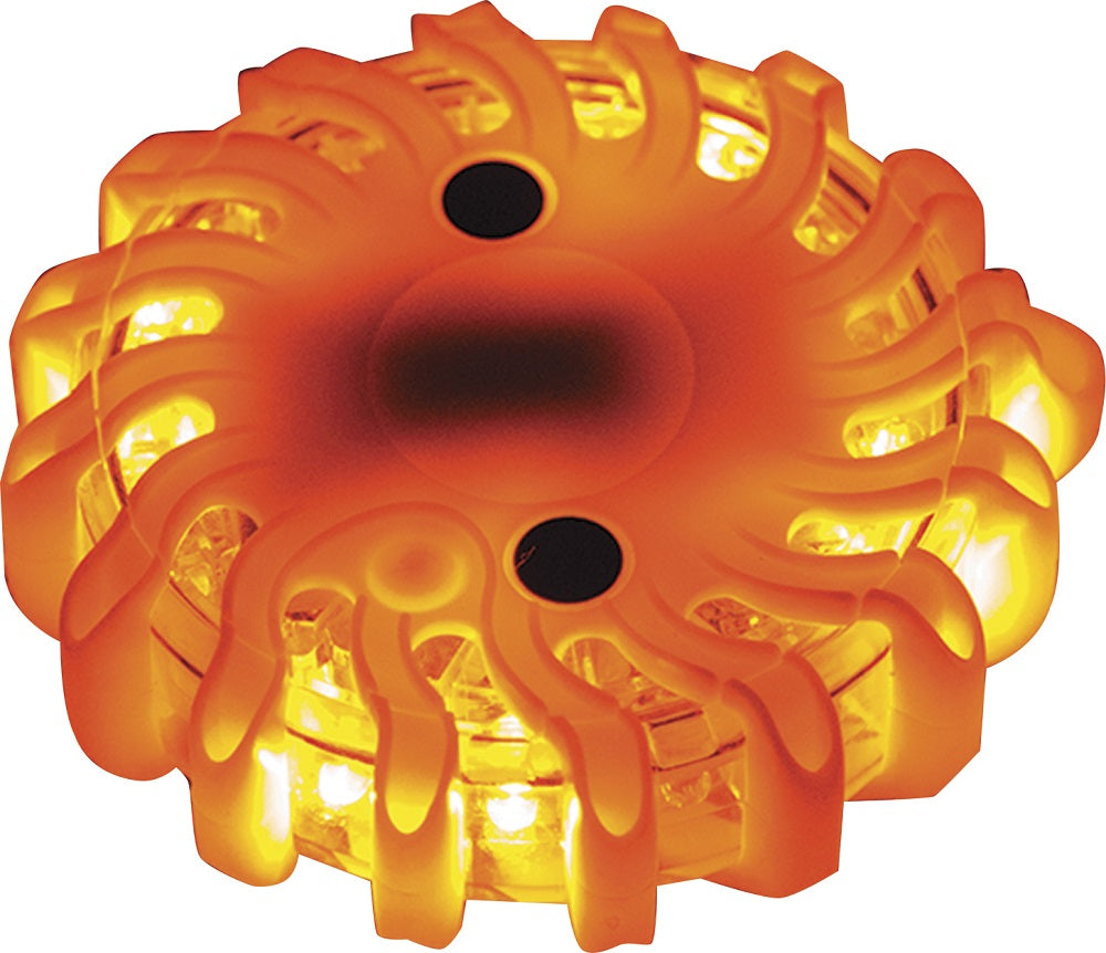 16 LED Strobe Light - 4 Inch Emergency Road Flare for Vehicle Safety & Hazard Warning - Perfect for Roadside Emergencies, Camping & Nighttime Visibility