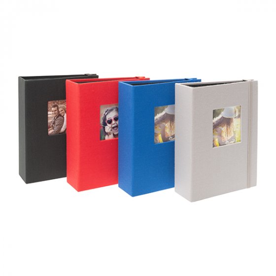 Kenro Aztec Minimax Photo Album Blue - Holds 100 6x4 Photos | Perfect for Scrapbooking, Wedding Memories & Family Photo Storage