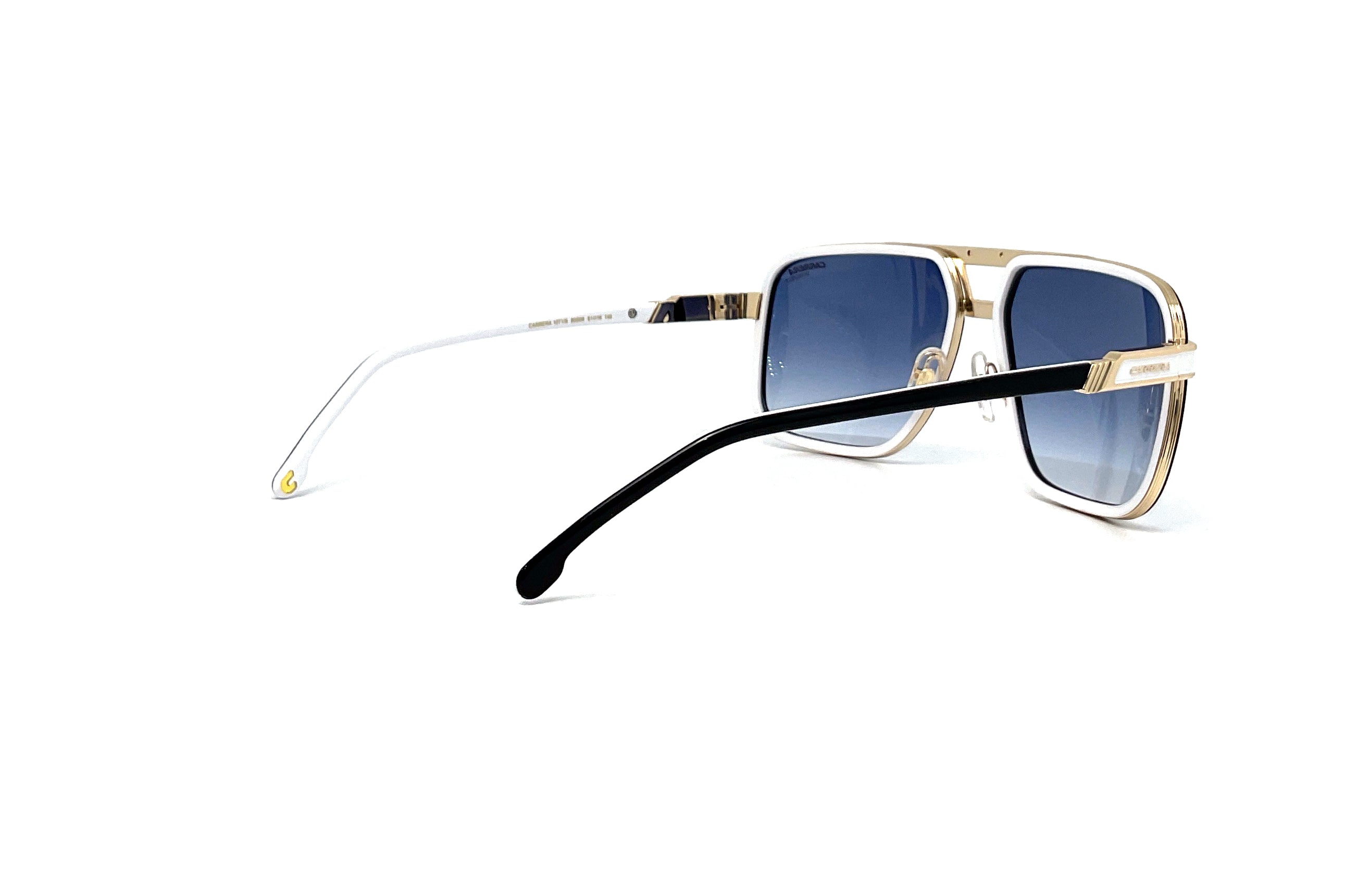 Carrera 1071/S Black & White Sunglasses - Polarized UV Protection for Men & Women - Perfect for Driving, Running, and Outdoor Activities
