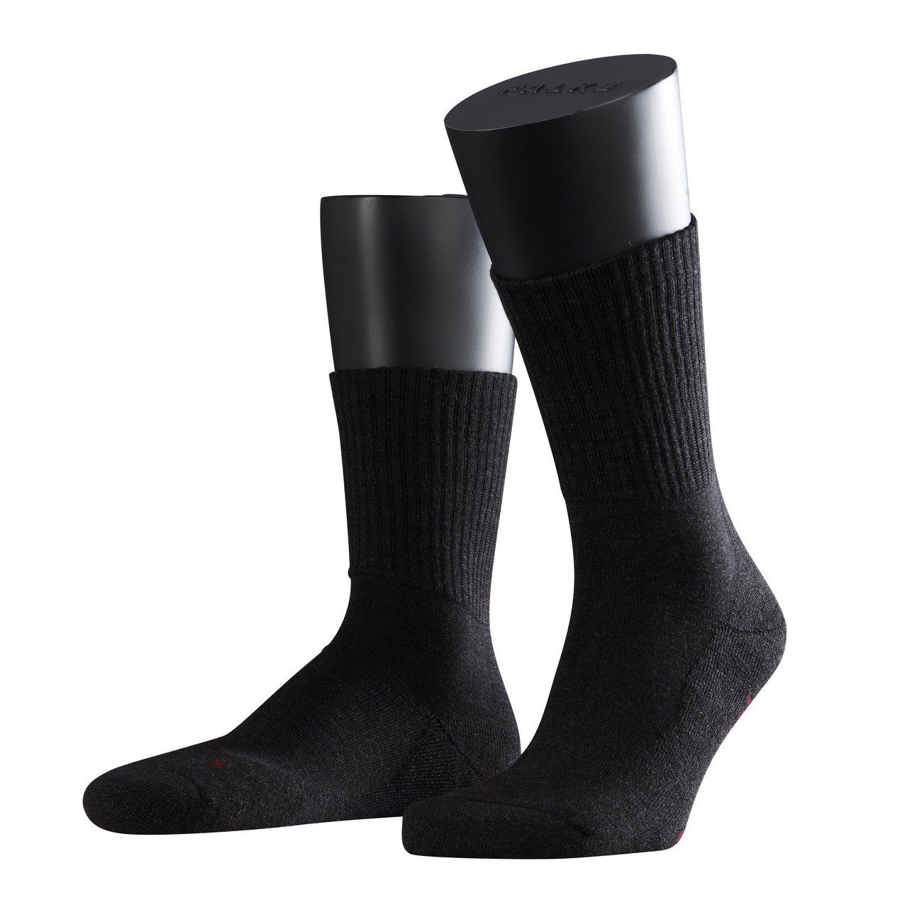 FALKE Men's Walkie Light Casual Socks - Breathable & Comfortable for Walking, Hiking & Daily Wear - Anthracite Melange - Medium US Size