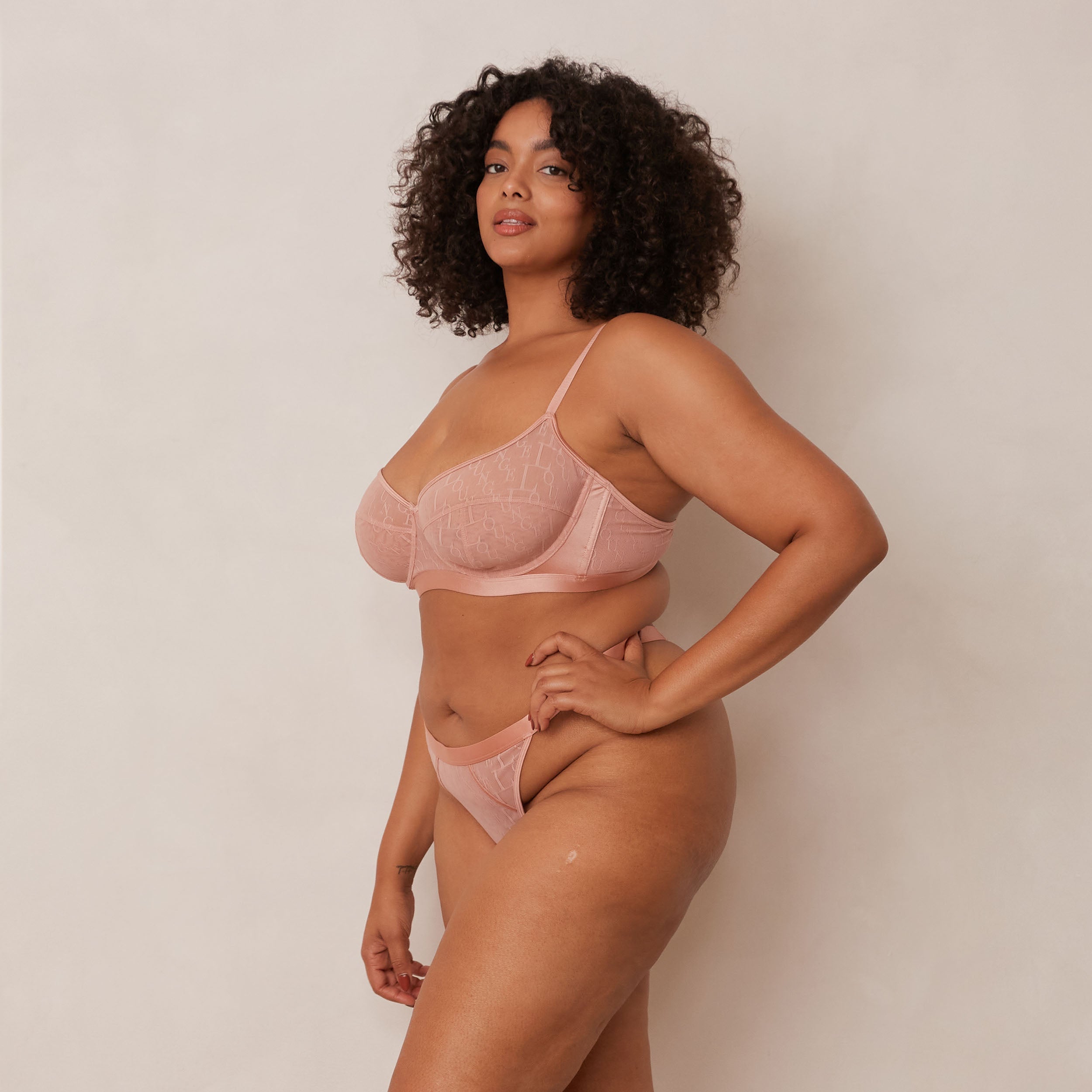 Stylish Pink Balcony Bra - Comfortable Lingerie for Women | Perfect for Lounging, Yoga & Relaxation at Home