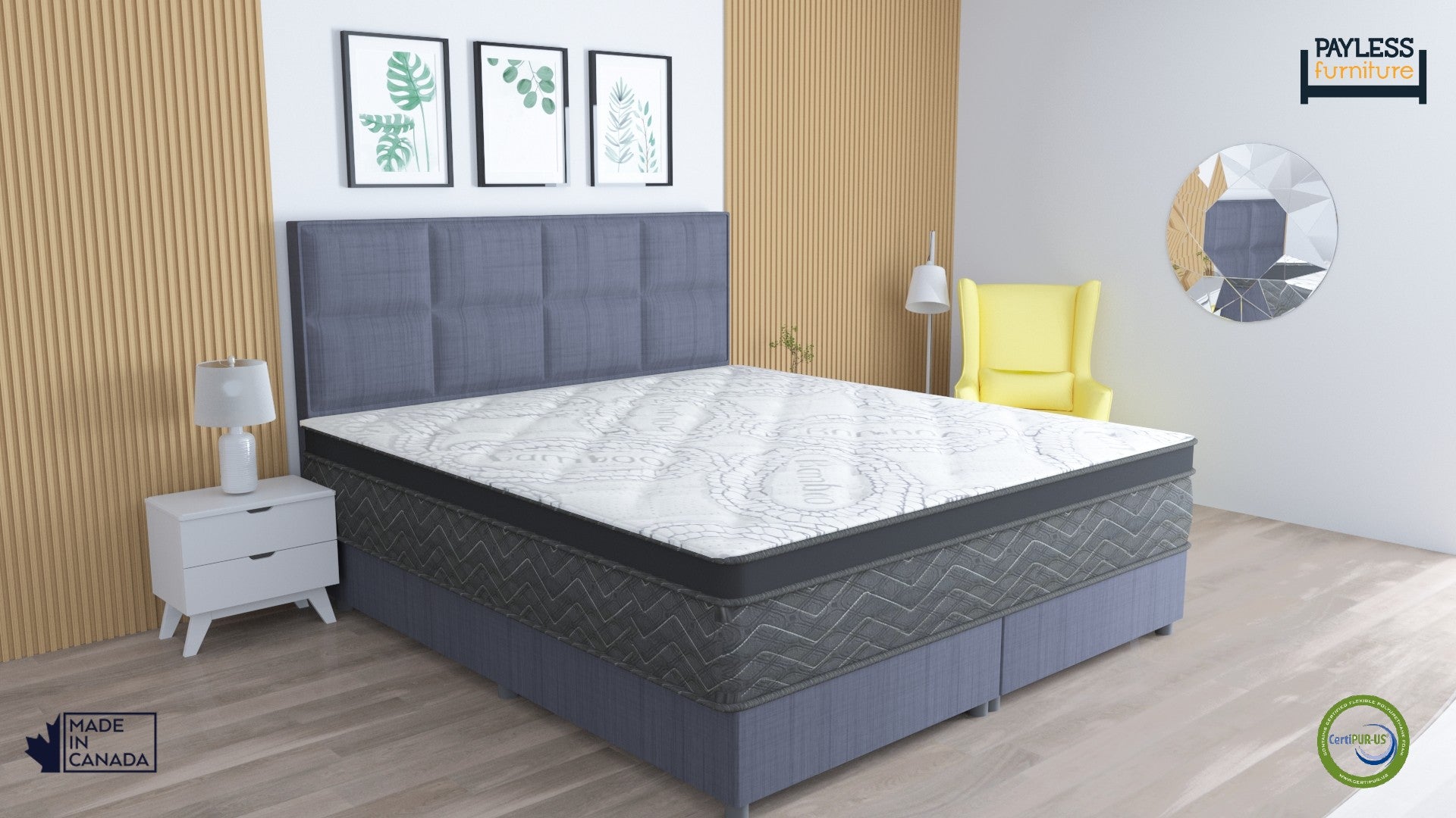 11 Inch Thick Medium Firm Mattress with Tri-Zone Pocket Coils - Perfect for Back Pain Relief & Pressure Point Support | Ideal for Side, Back & Stomach Sleepers