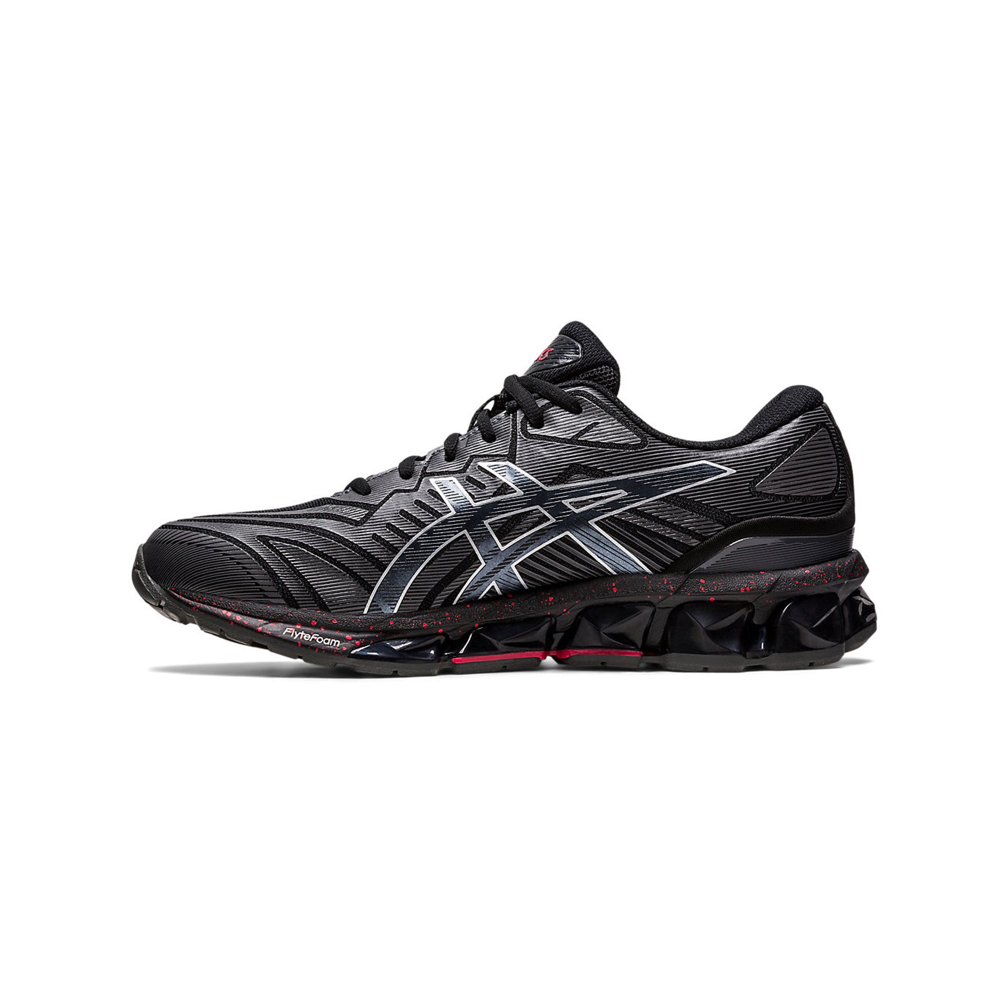 ASICS Gel Quantum 360 7 Running Shoes for Men - Black Cayenne (2022) | Cushioned Support for Long Distance Running & Gym Workouts