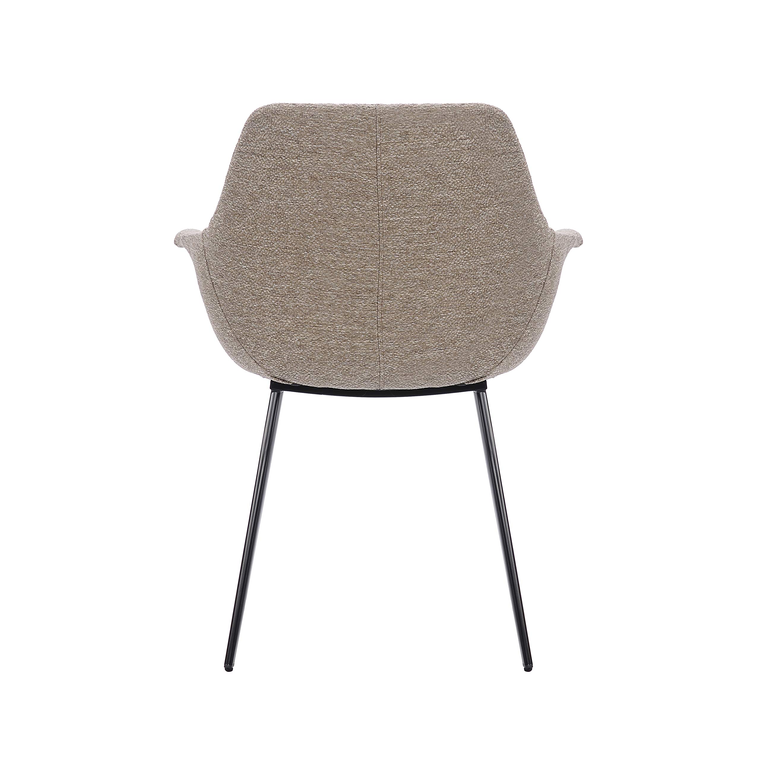 Porthos Home Bazlo Accent Chairs Set of 2 - Soft & Durable Fabric Upholstery with Rust-Resistant Iron Legs, Supportive Mid-Height Back & Ergonomic Armrests - Perfect for Living Room, Bedroom, or Office Decor
