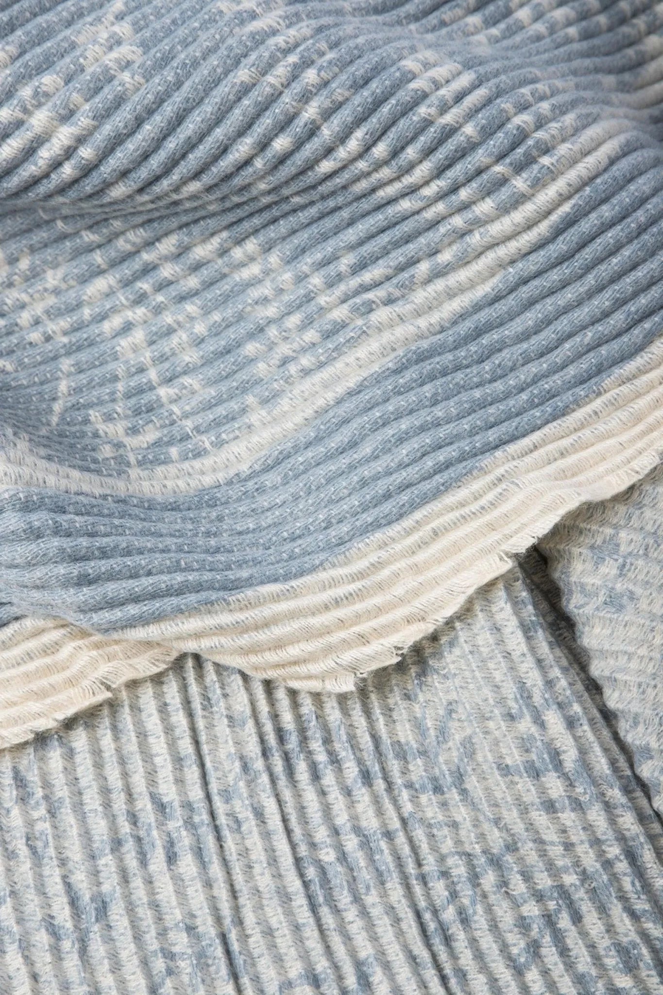Floral Crinkle Reversible Winter Scarf - Soft & Warm Fashion Accessory for Women - Perfect for Cold Weather, Office Wear & Holiday Outfits