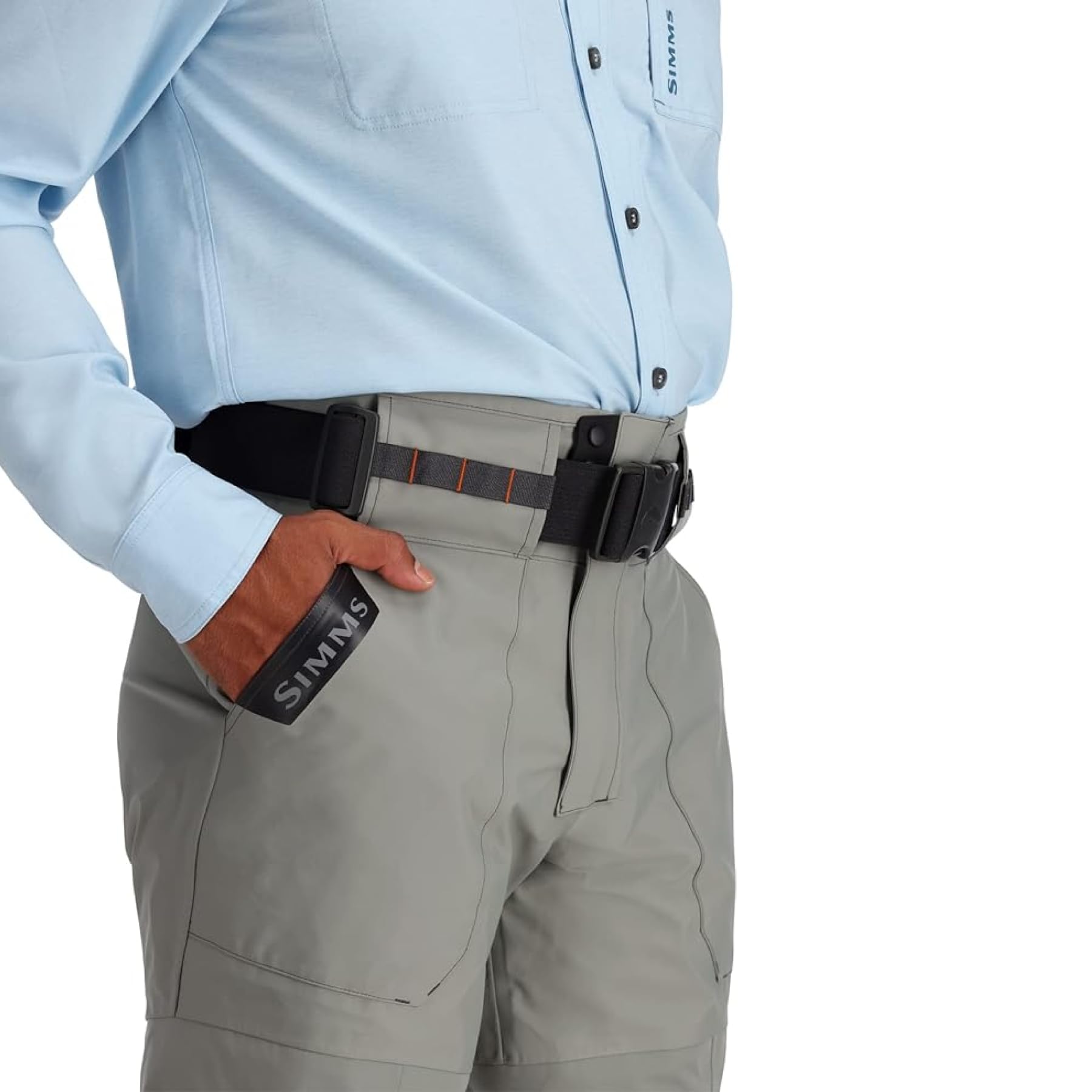 Simms Men’s Freestone Stockingfoot Fishing Wading Pants - Waterproof, Lightweight & Breathable Warm Weather Waders for Fly Fishing & Stream Adventures