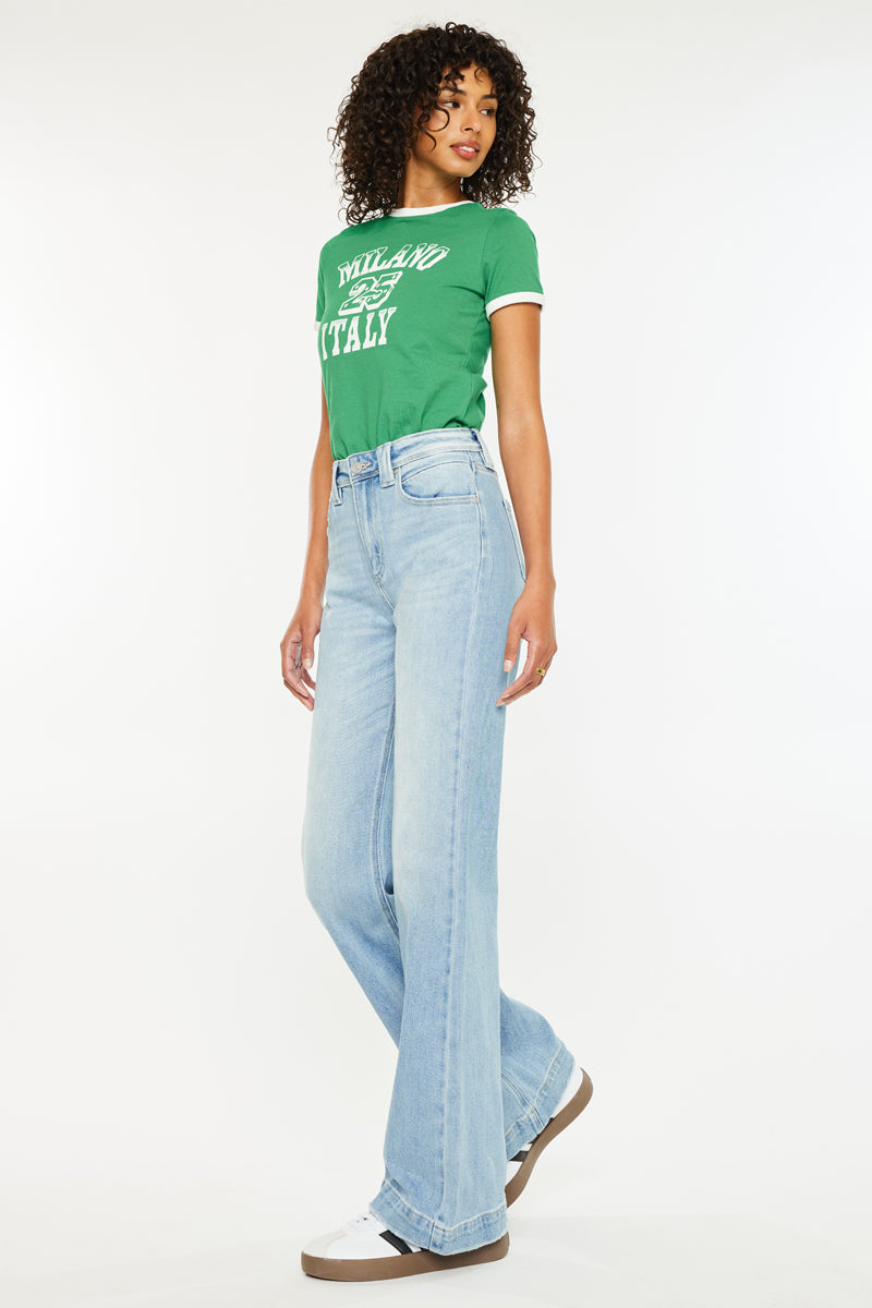 Juliany High Rise Holly Flare Jeans for Women - Stretchy Denim Pants with Bootcut Fit | Perfect for Casual Wear, Office & Night Out