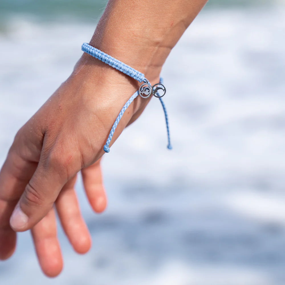 4Ocean August 2024 Limited Edition Dolphin Bracelet - Eco-Friendly Recycled Ocean Plastic Jewelry for Beach Lovers & Conservation Supporters | Perfect Gift for Environmentalists, Surfers & Ocean Advocates