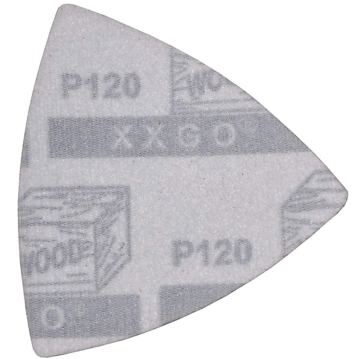 XXGO 180-Piece 3-1/8 Inch 80mm Triangular Oscillating Multi-Tool Sanding Pads Kit - 60/120/240 Grits Sandpaper (60 Pcs Each) - XGM0309 - Perfect for Woodworking, Metal Polishing & DIY Home Renovation Projects