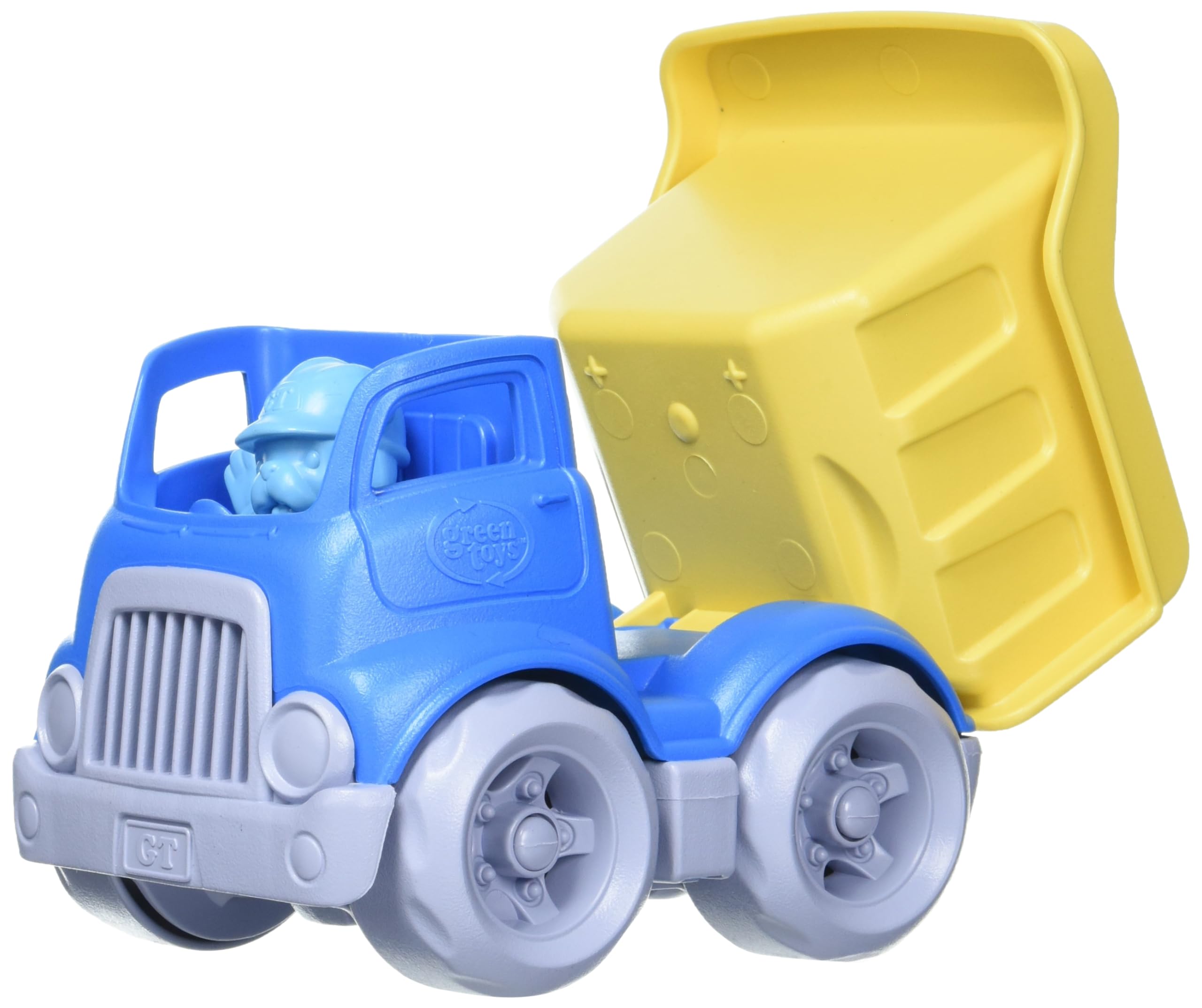 Green Toys Dumper Construction Truck - Eco-Friendly Kids Toy for Sandbox & Outdoor Play | Durable Plastic Dump Truck for Toddlers & Preschoolers | Perfect for Construction-Themed Birthday Gifts & Pretend Play