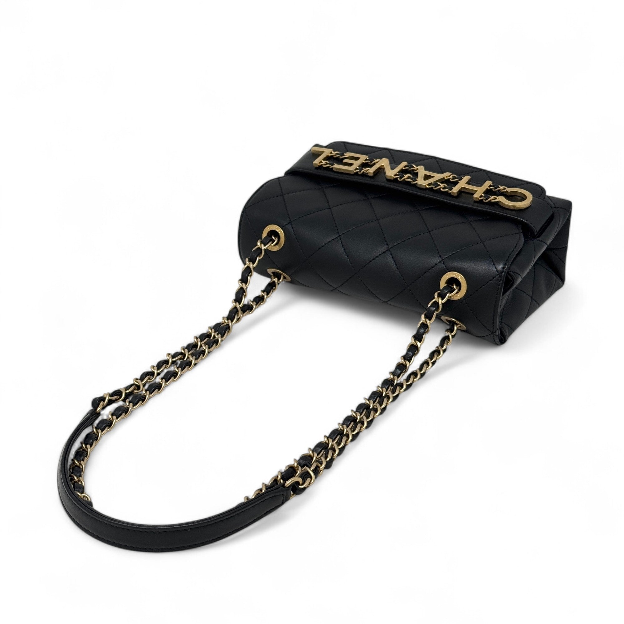 Chanel Black Small Enchained Bag - Luxury Crossbody Bag for Women | Perfect for Evening Parties, Date Nights & Special Occasions