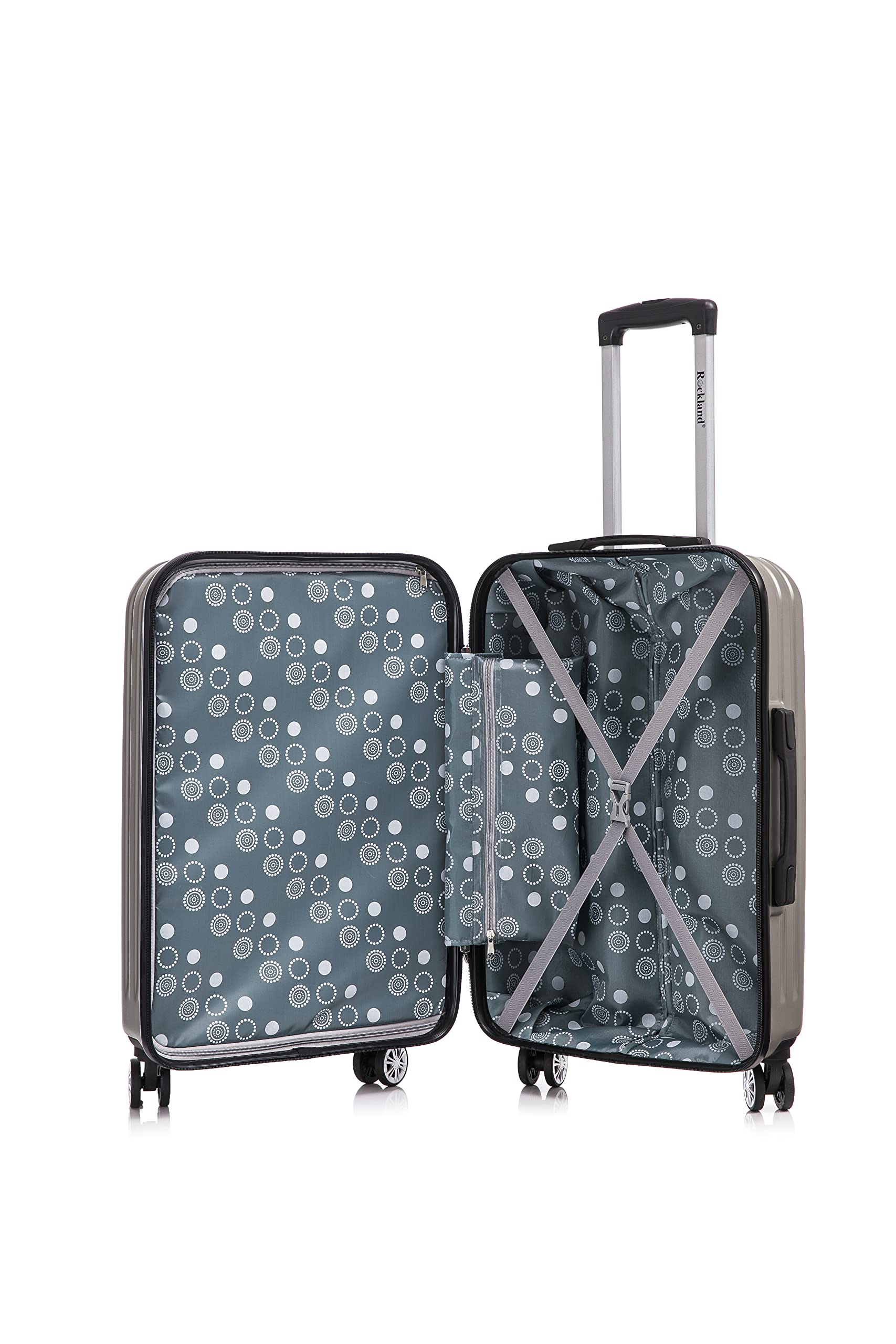 Rockland Irvine Hardside Spinner Wheel Luggage Set - 19