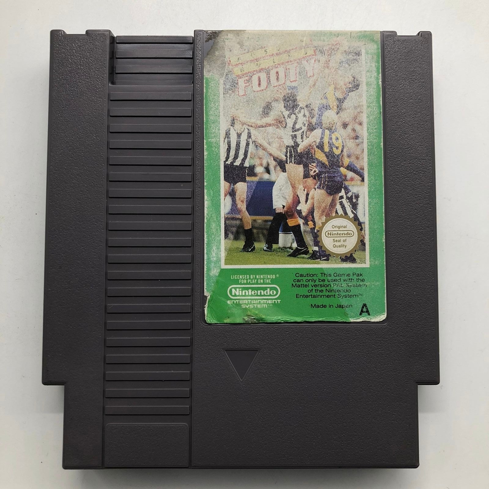 Aussie Rules Footy NES Game - Nintendo Entertainment System PAL Version - Classic Retro Gaming for Football Fans & Collectors - Perfect for Nostalgic Gaming Nights & Sports Enthusiasts